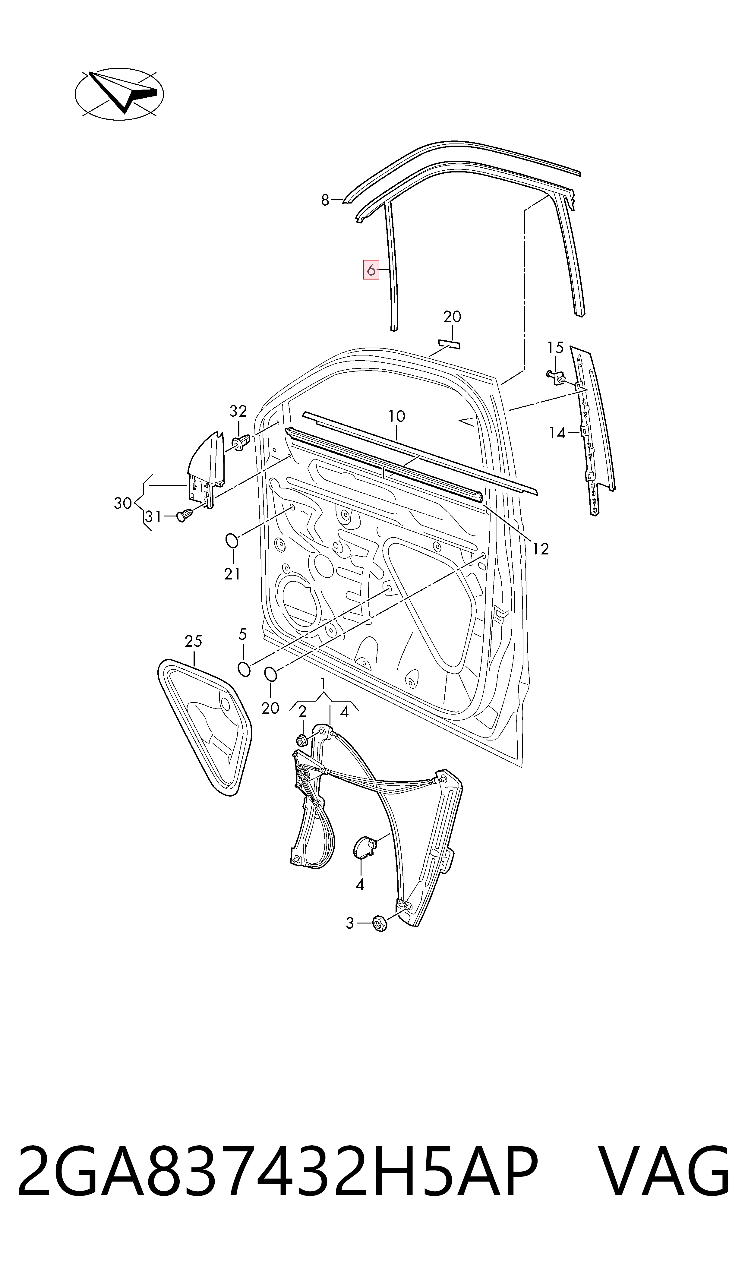 2GA837432H5AP VAG