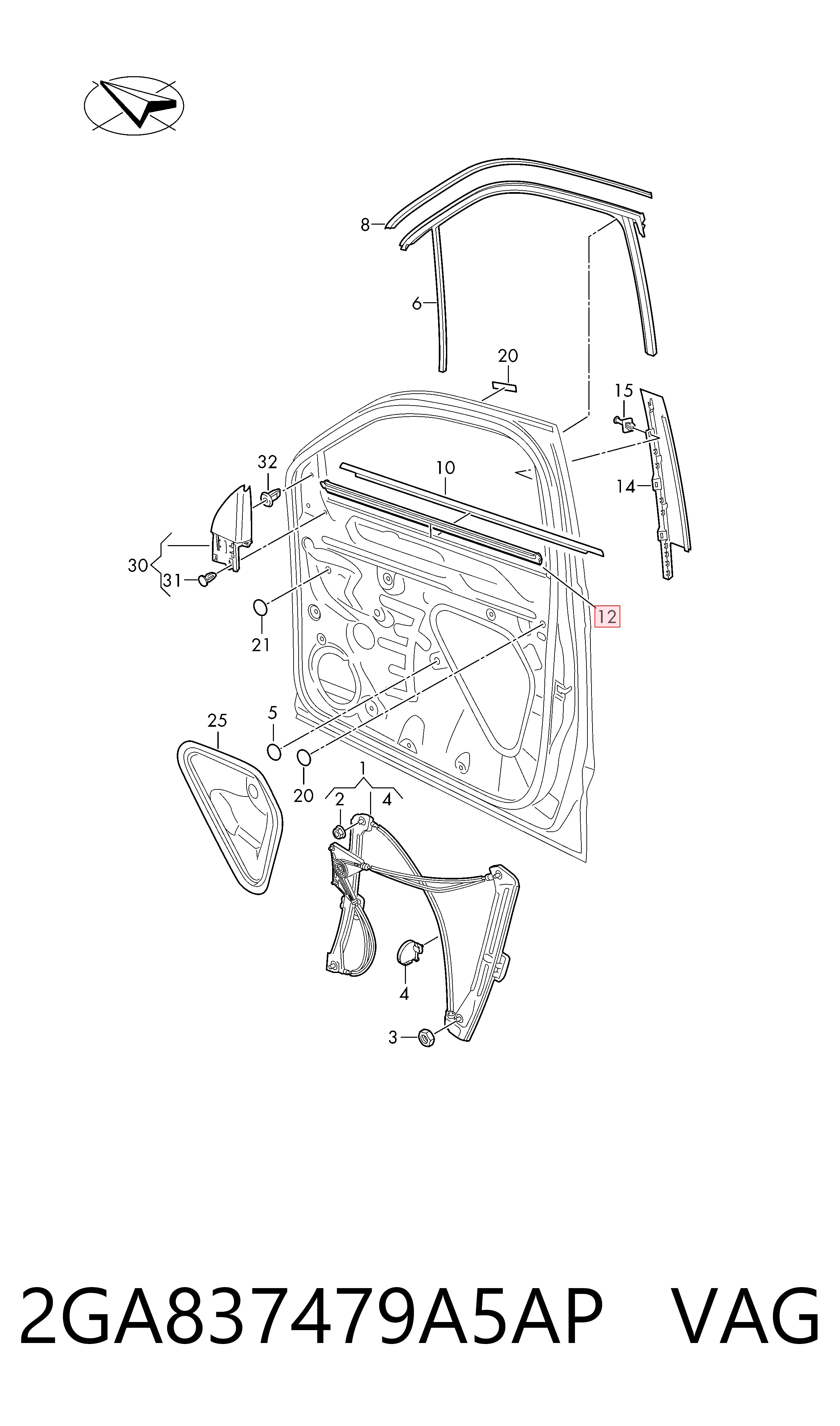 2GA837479A5AP VAG