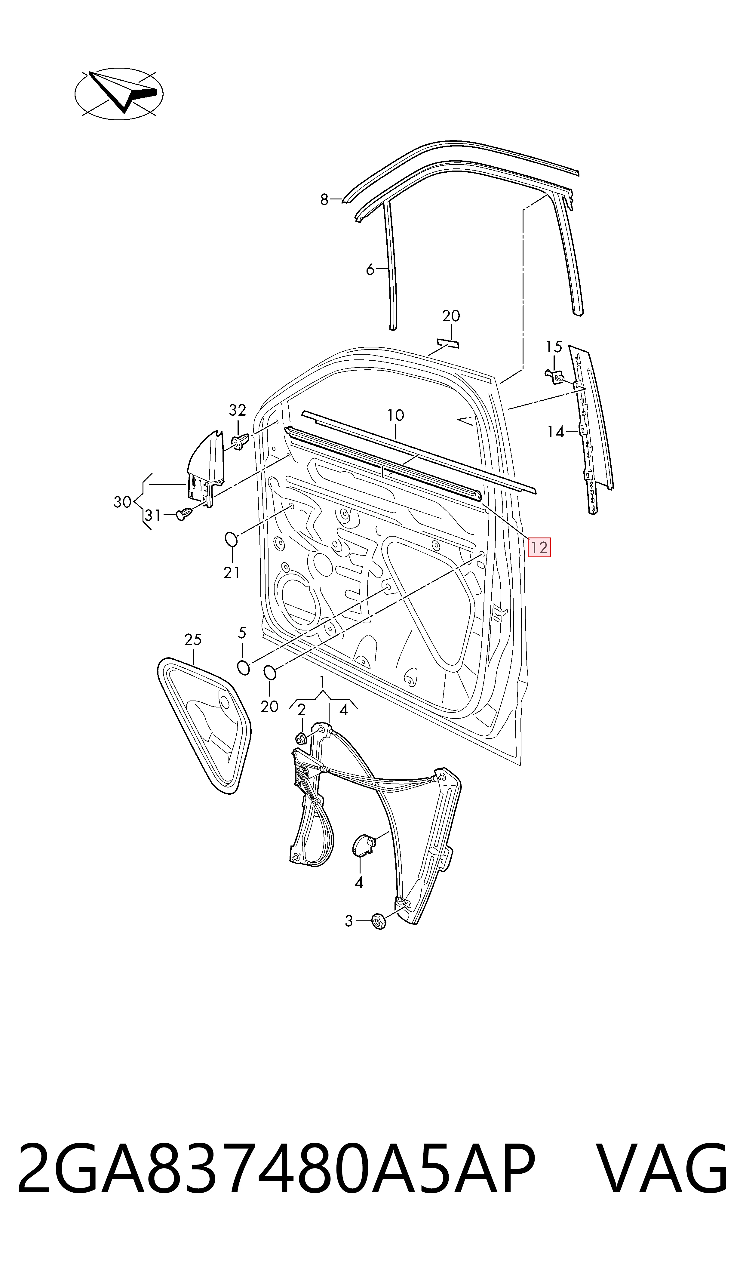 2GA837480A5AP VAG