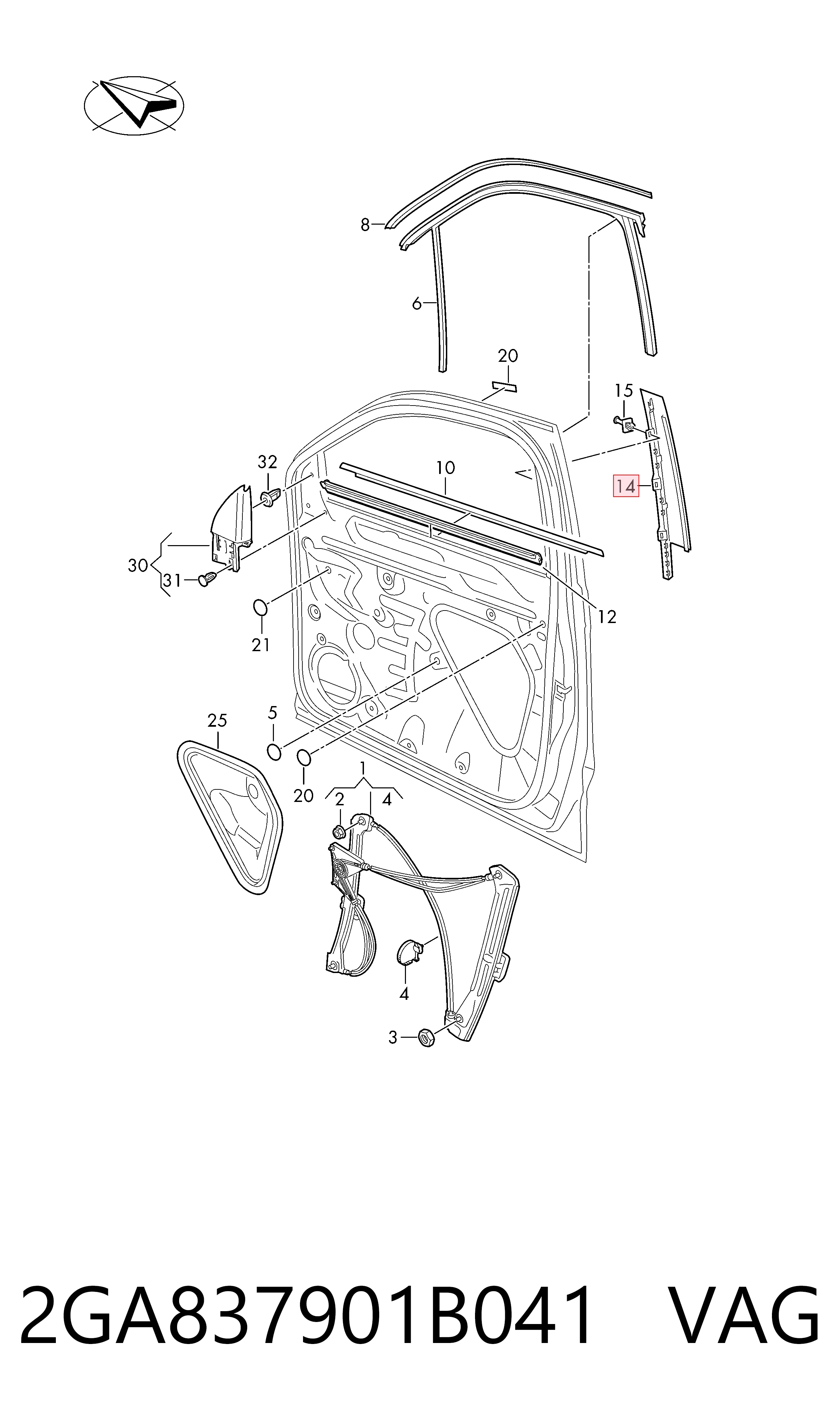 2GA837901B041 VAG