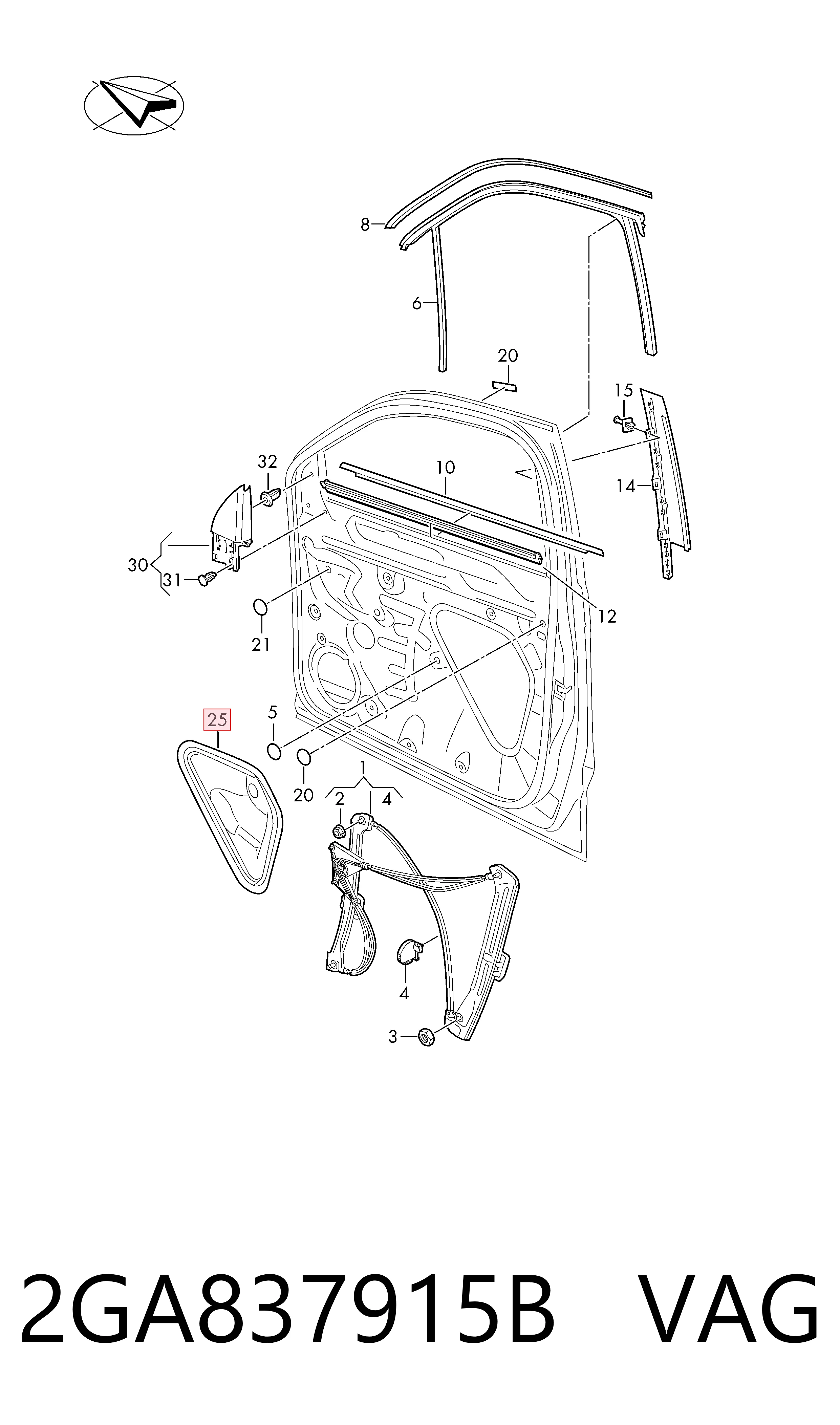  VAG 2GA837915B precio, desde 22,48 EUR
