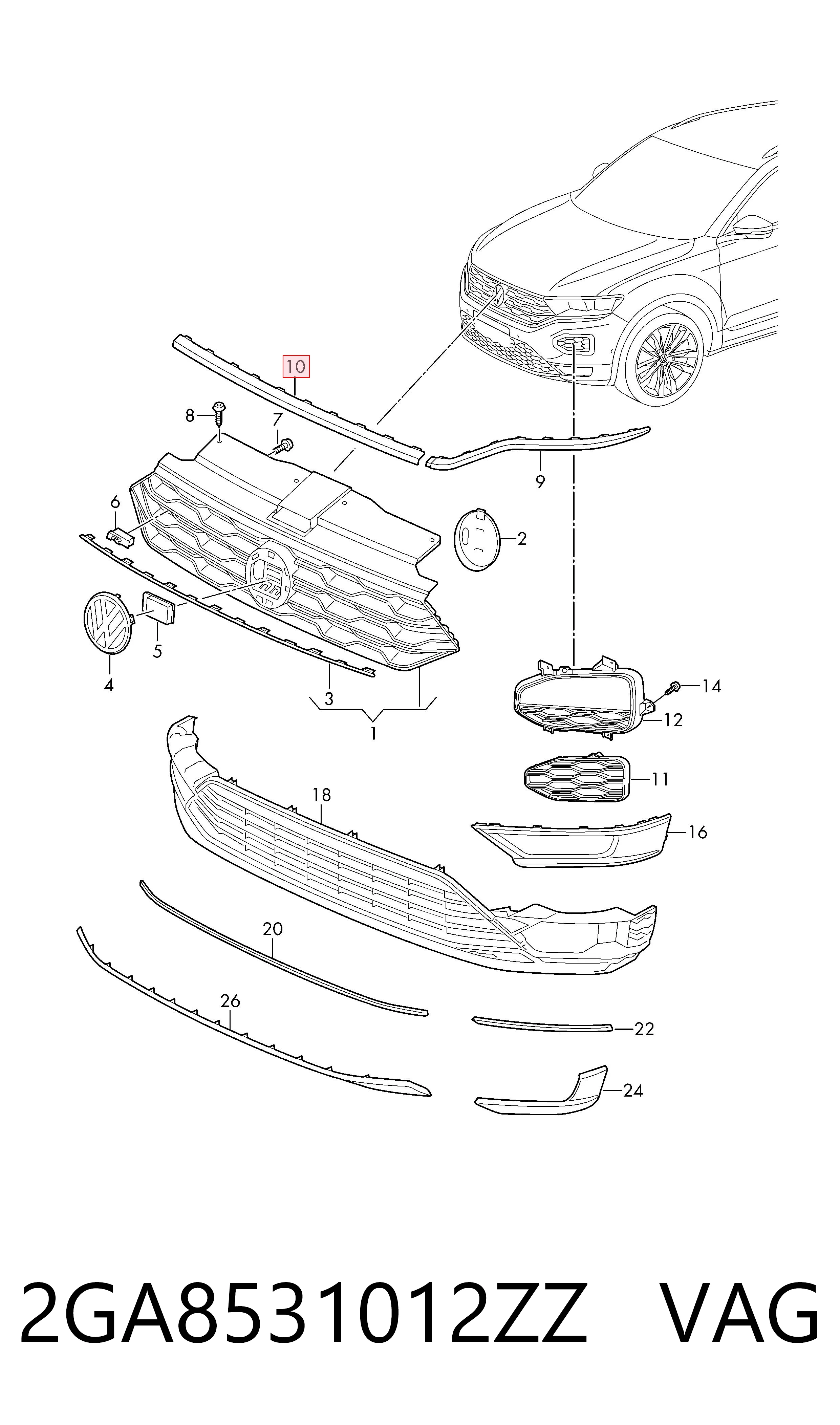2GA8531012ZZ VAG