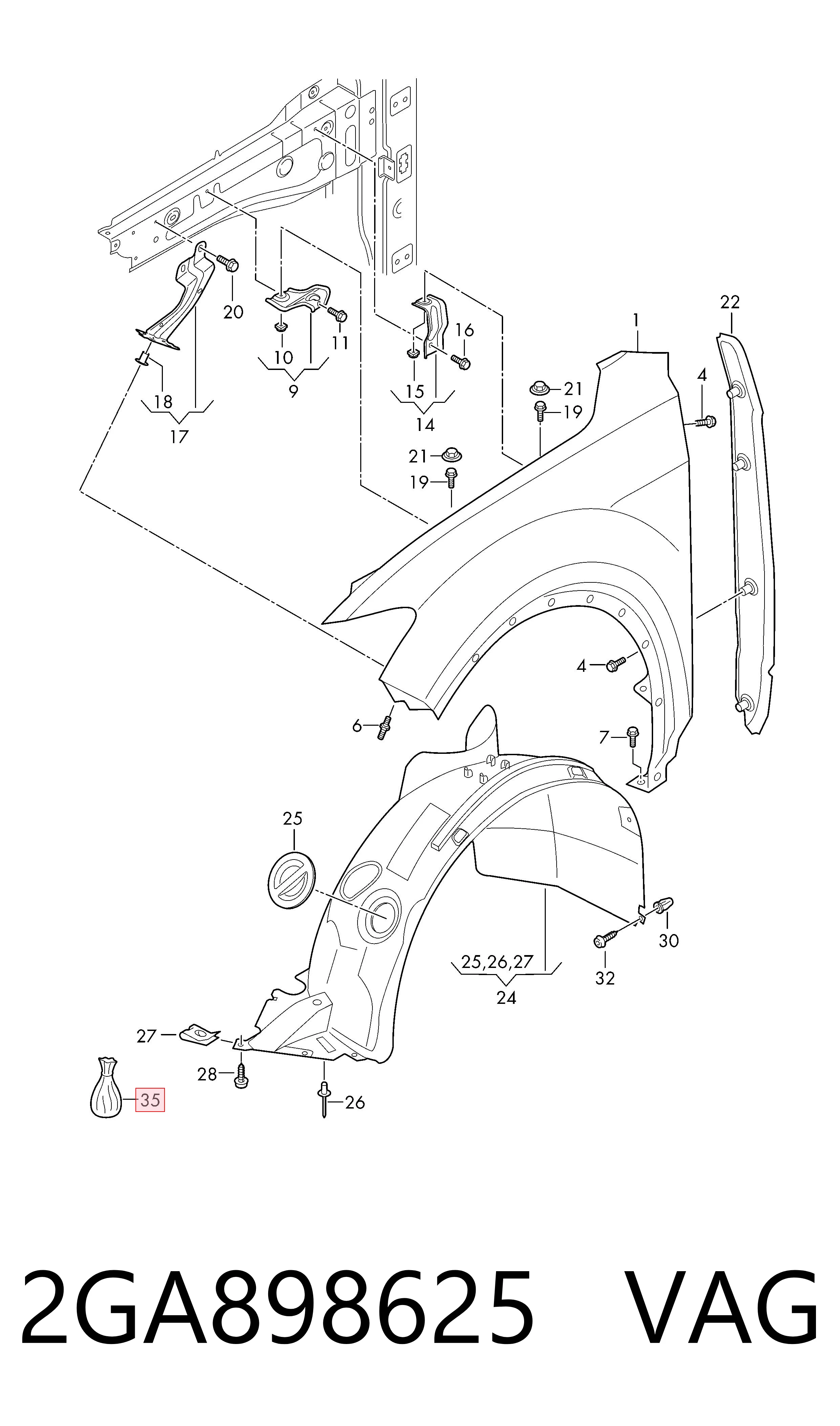 2GA898625 VAG