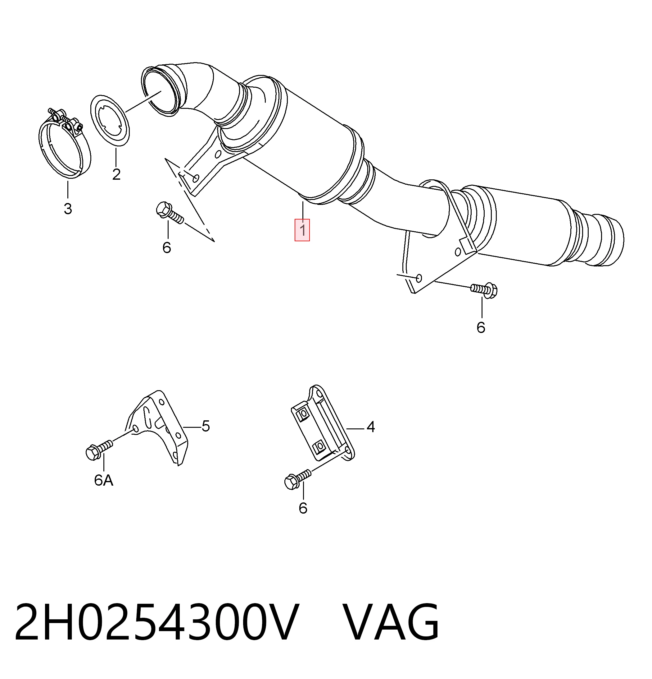 2H0254300V VAG