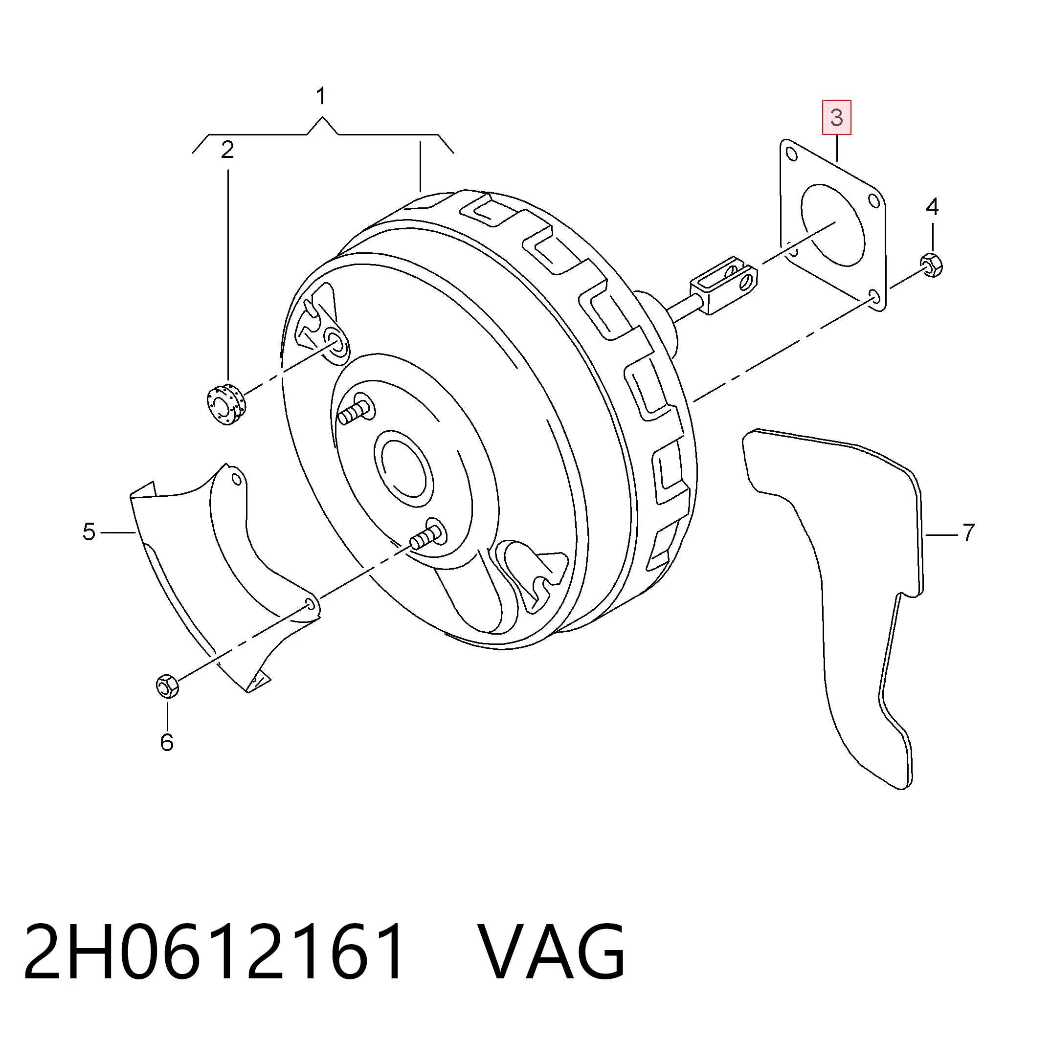2H0612161 VAG