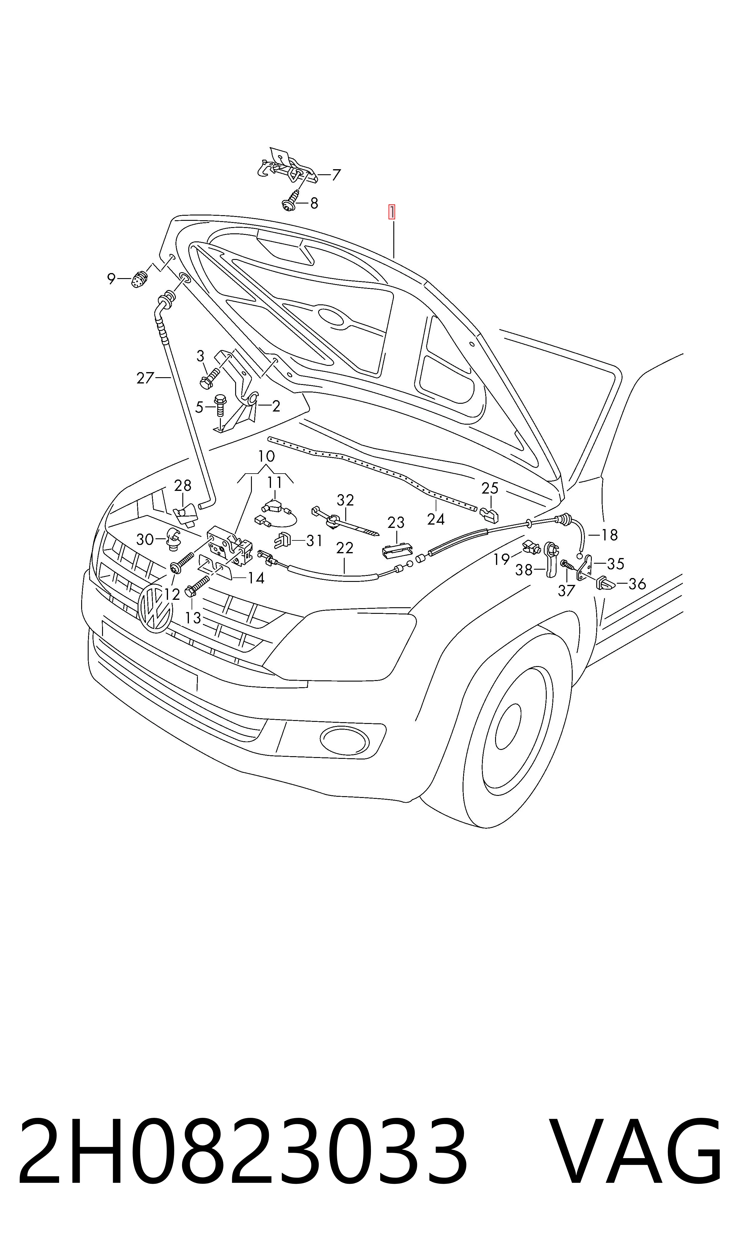  Capó Volkswagen AMAROK 