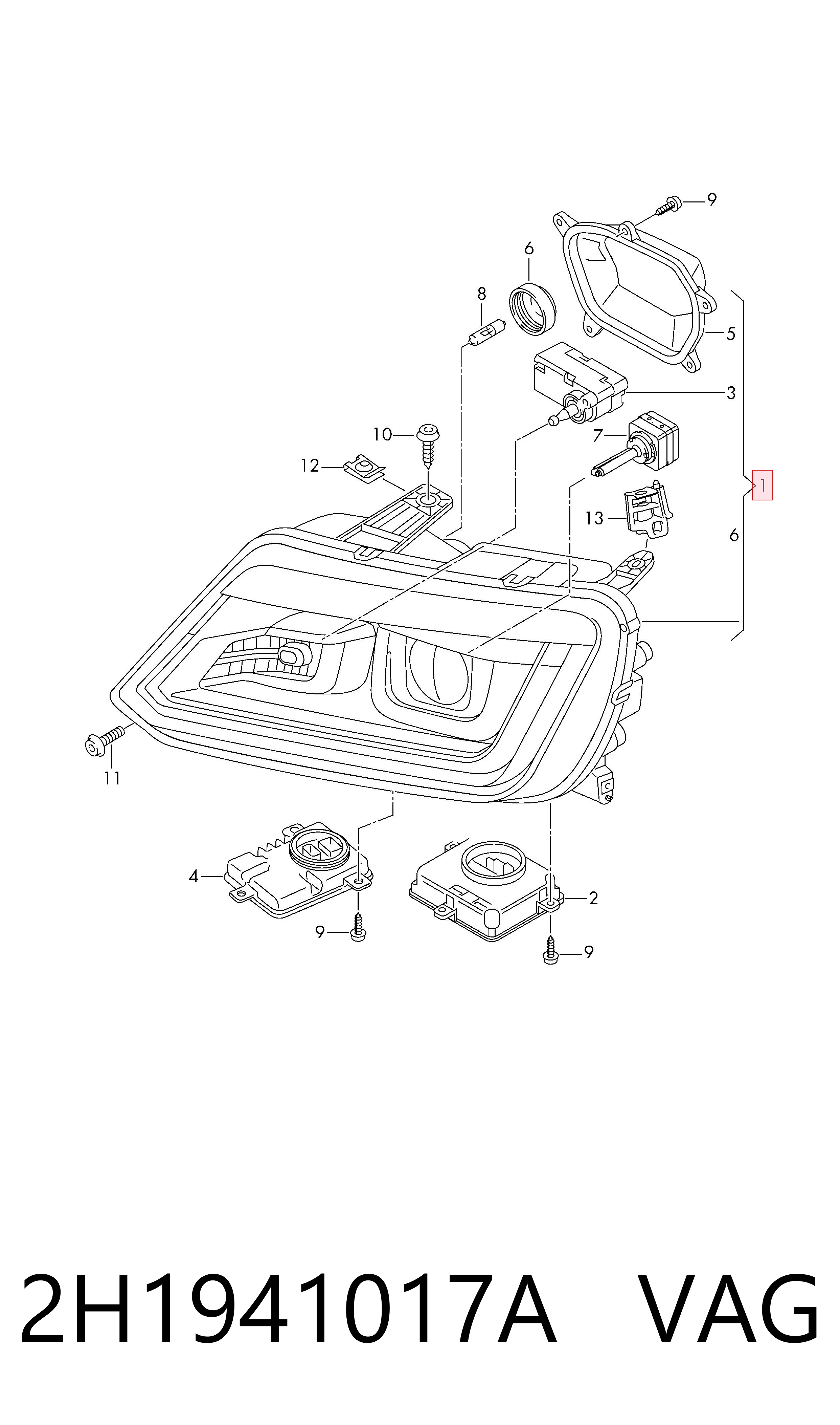 2H1941017A VAG Faros