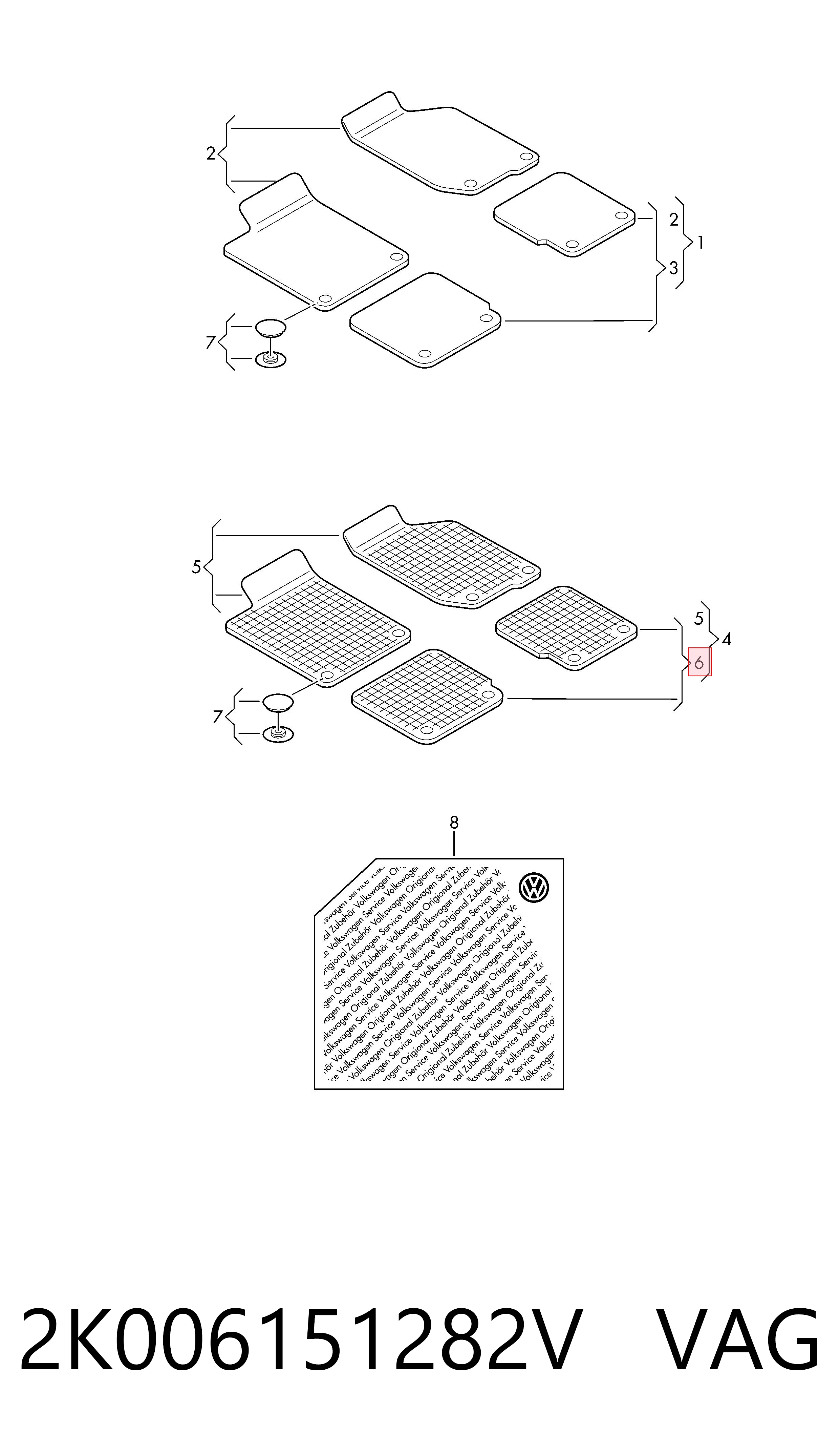 2K006151282V VAG