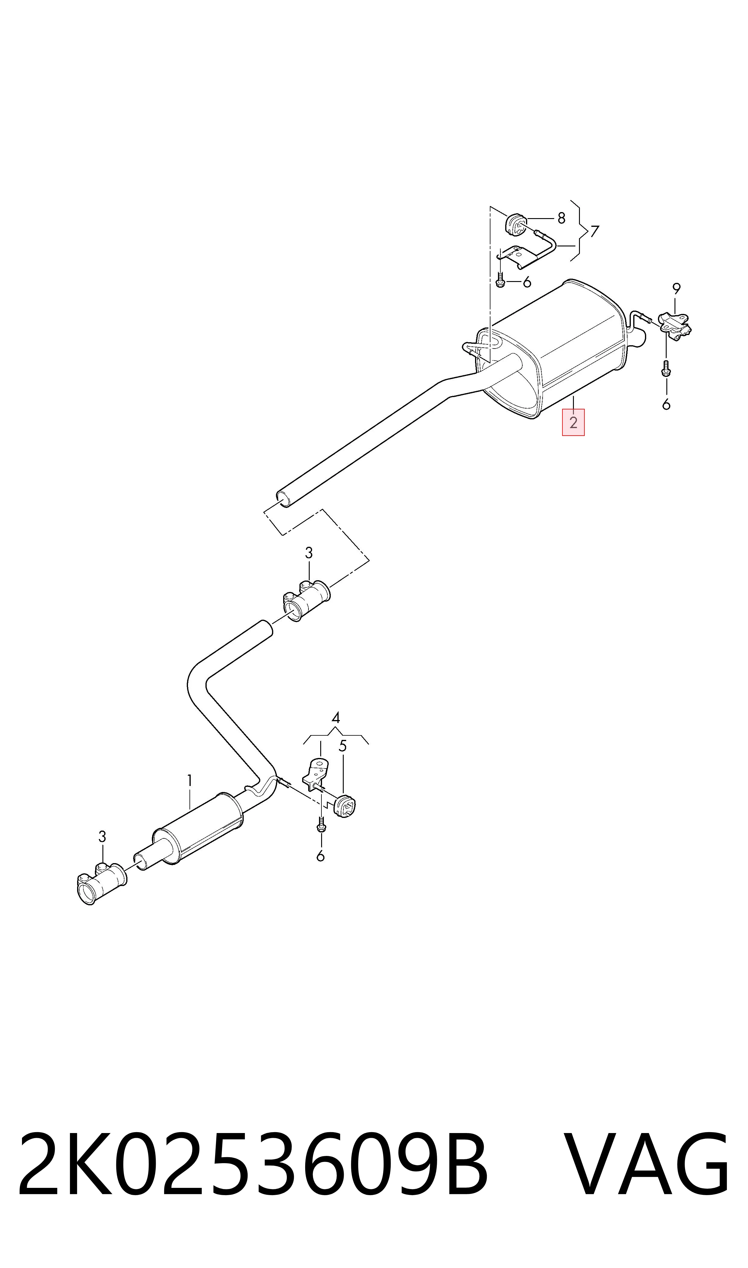 2K0253609B VAG