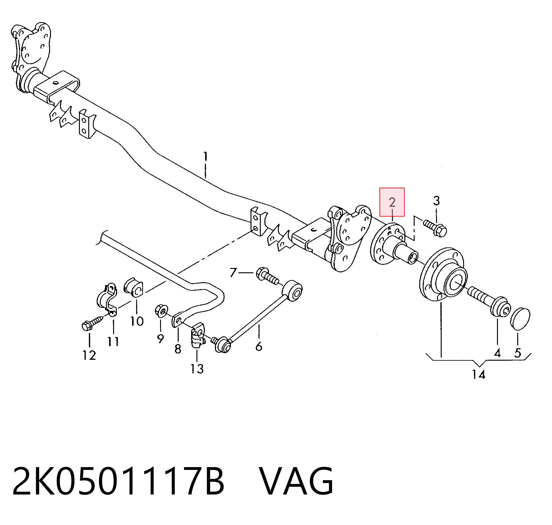 2K0501117B VAG