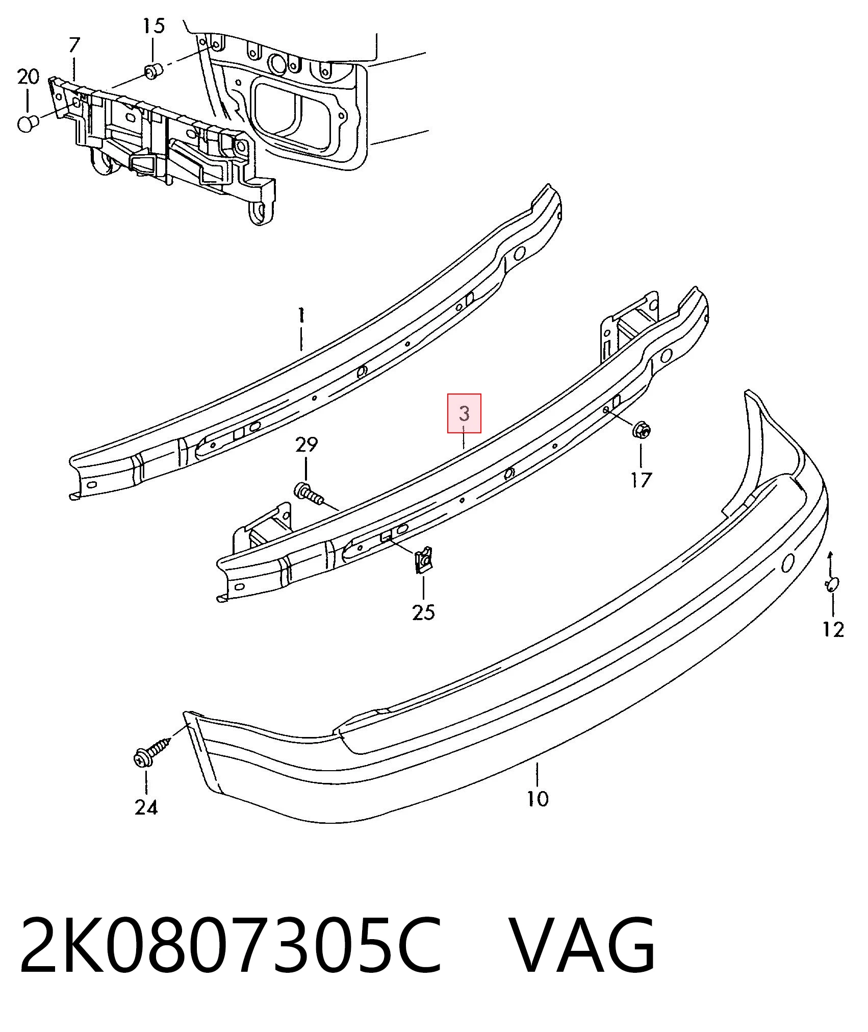 2K0807305C VAG