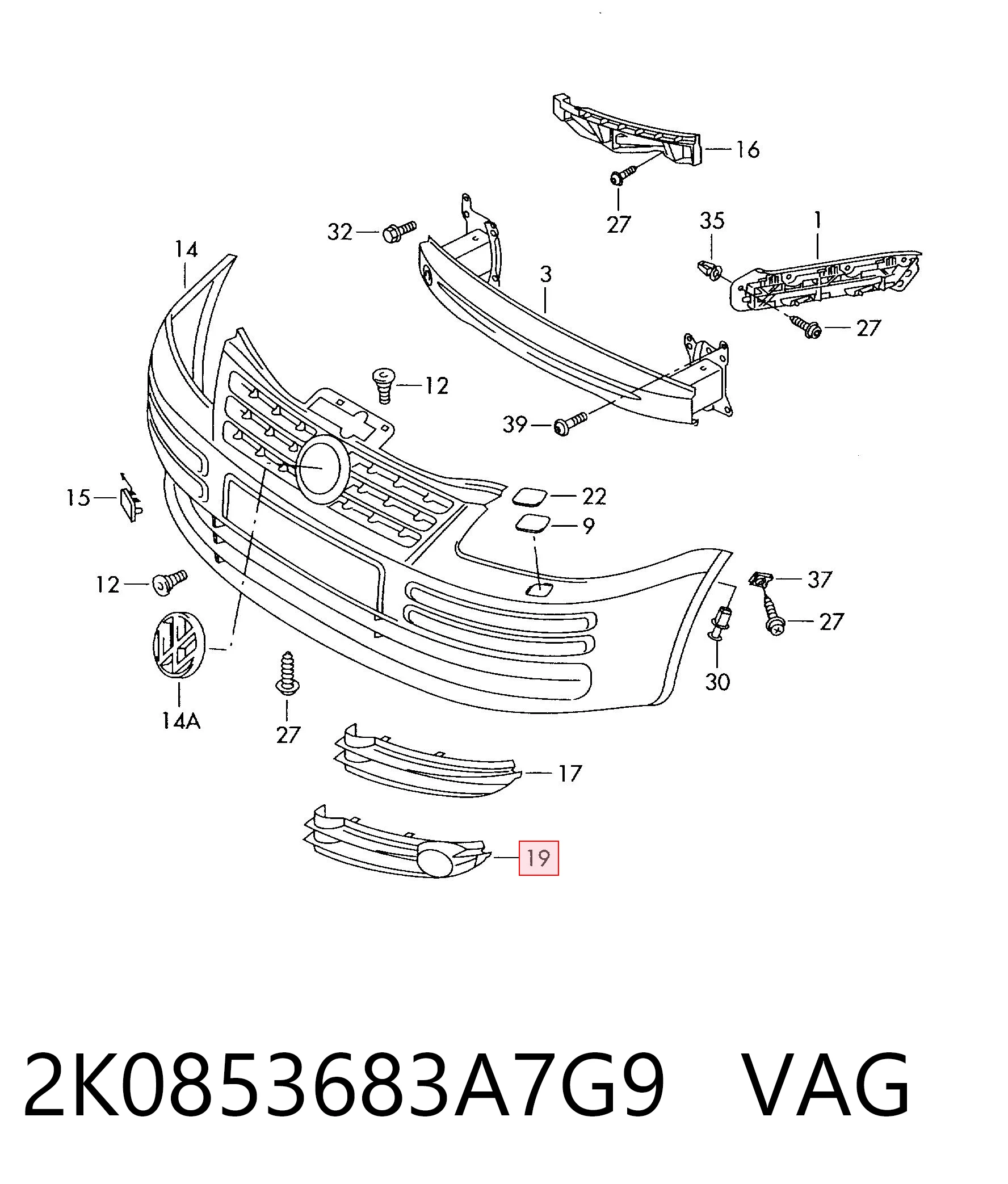 2K0853683A7G9 VAG