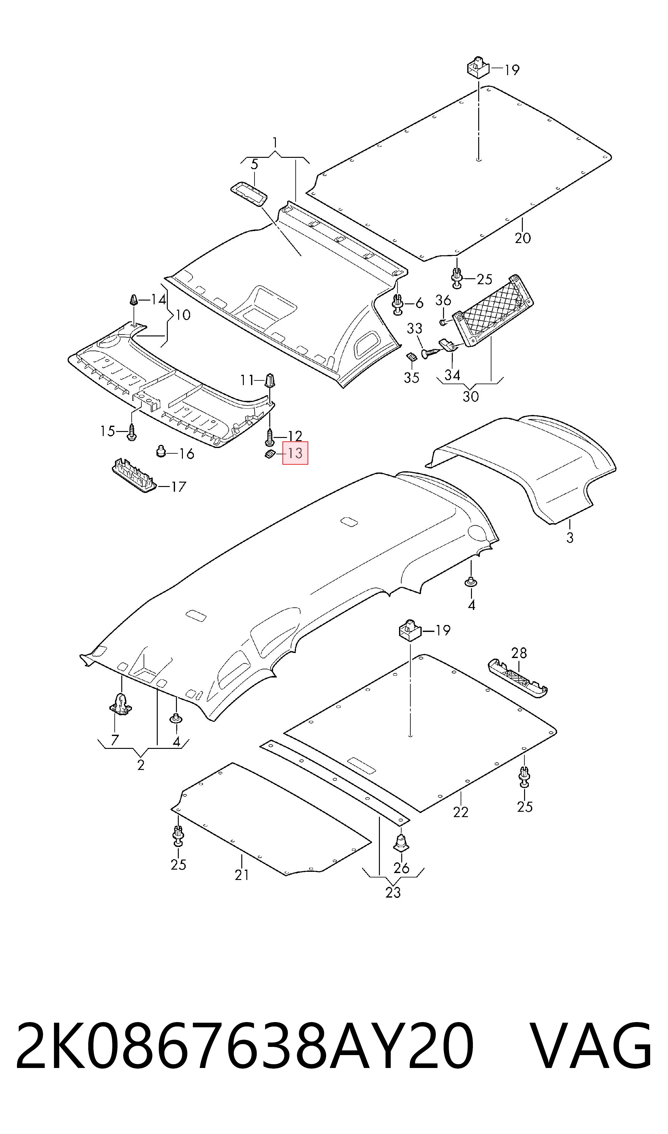 2K0867638AY20 VAG