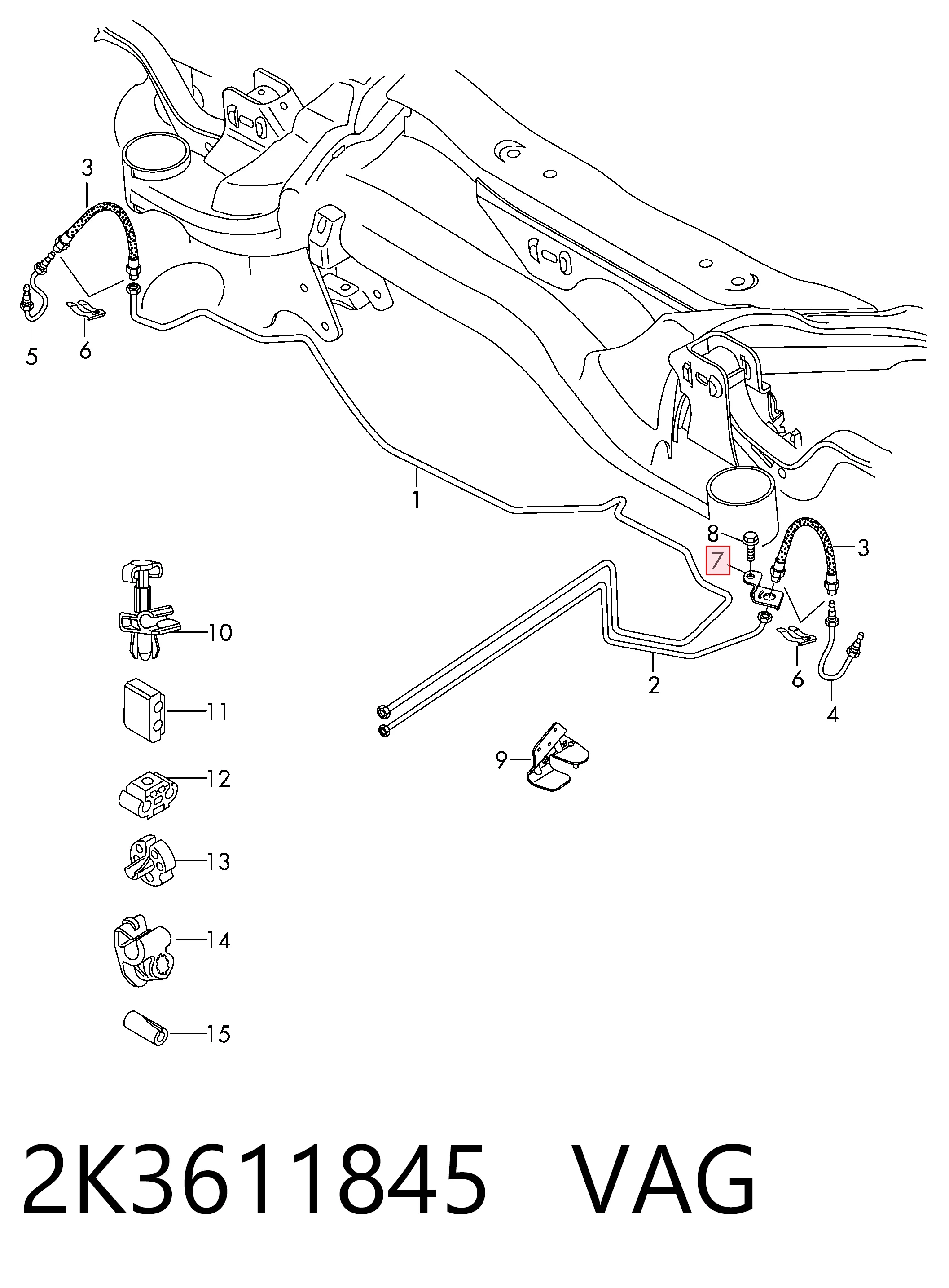2K3611845 VAG