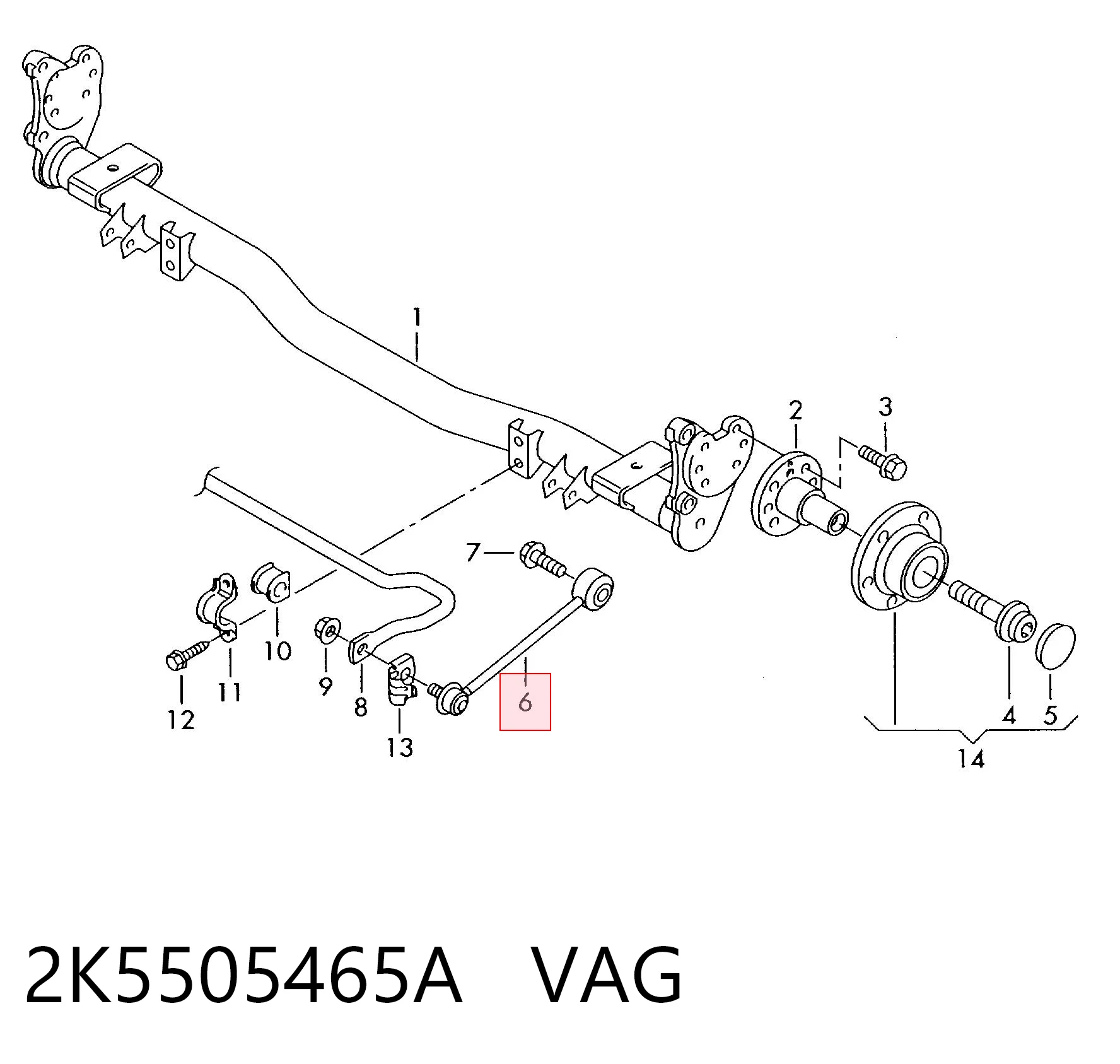 2K5505465A VAG