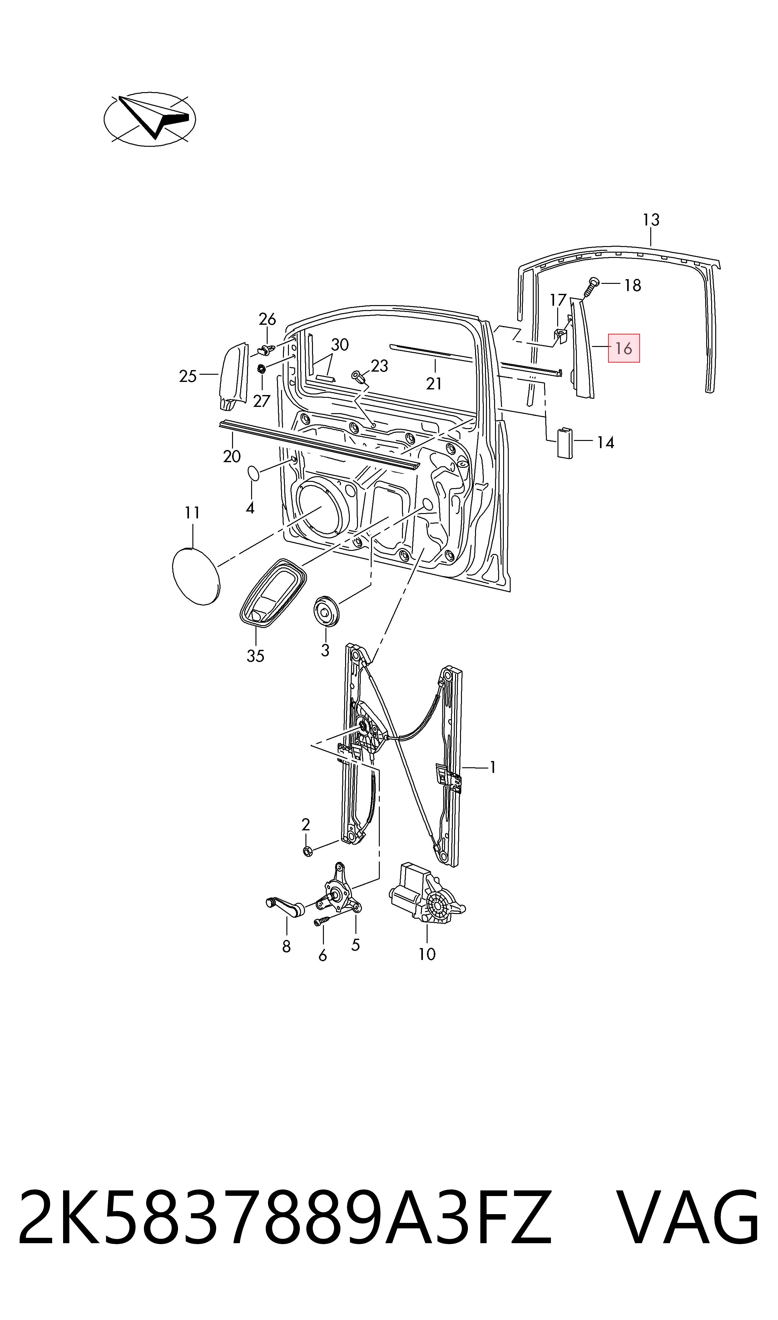 2K5837889A3FZ VAG
