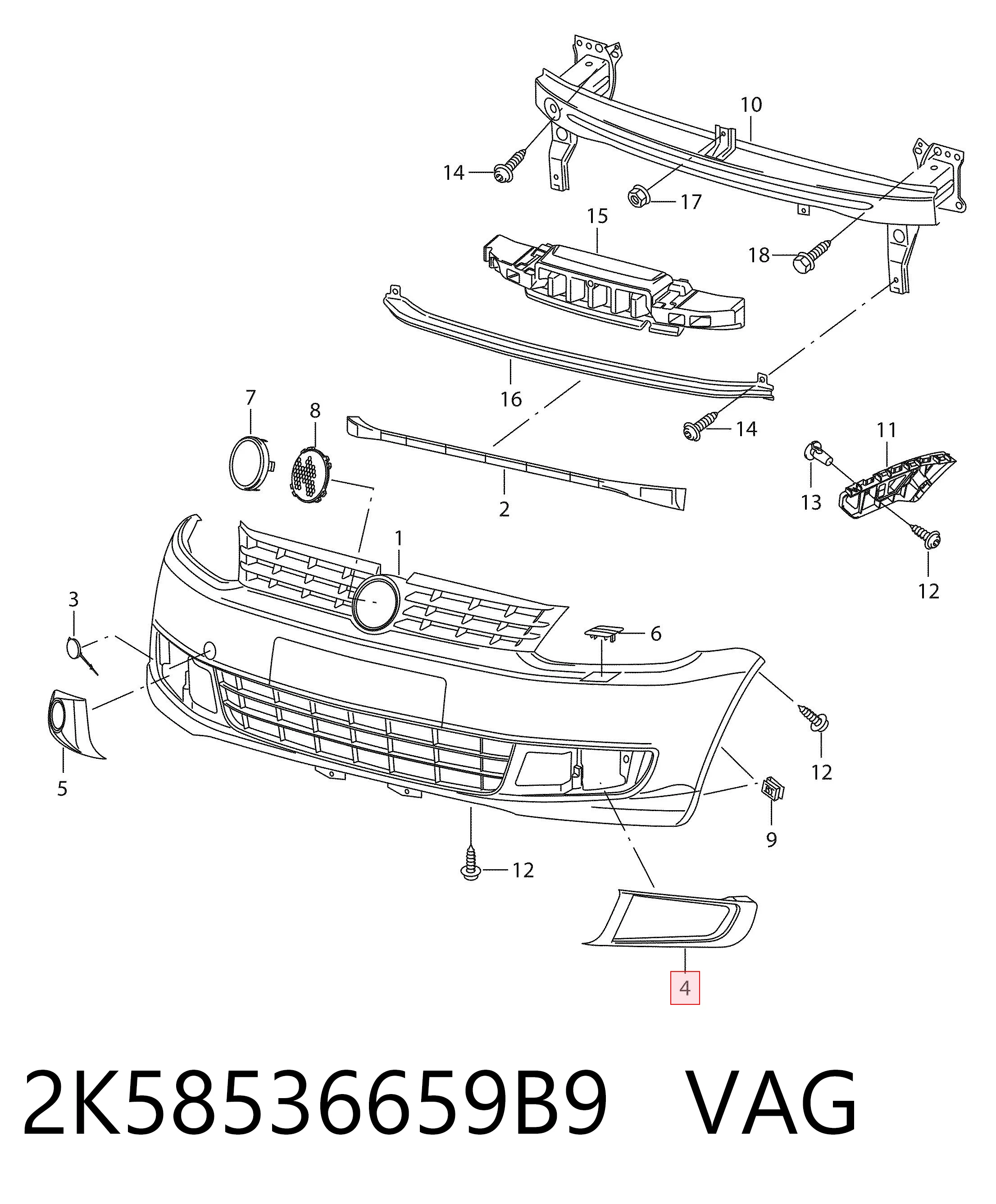 2K58536659B9 VAG