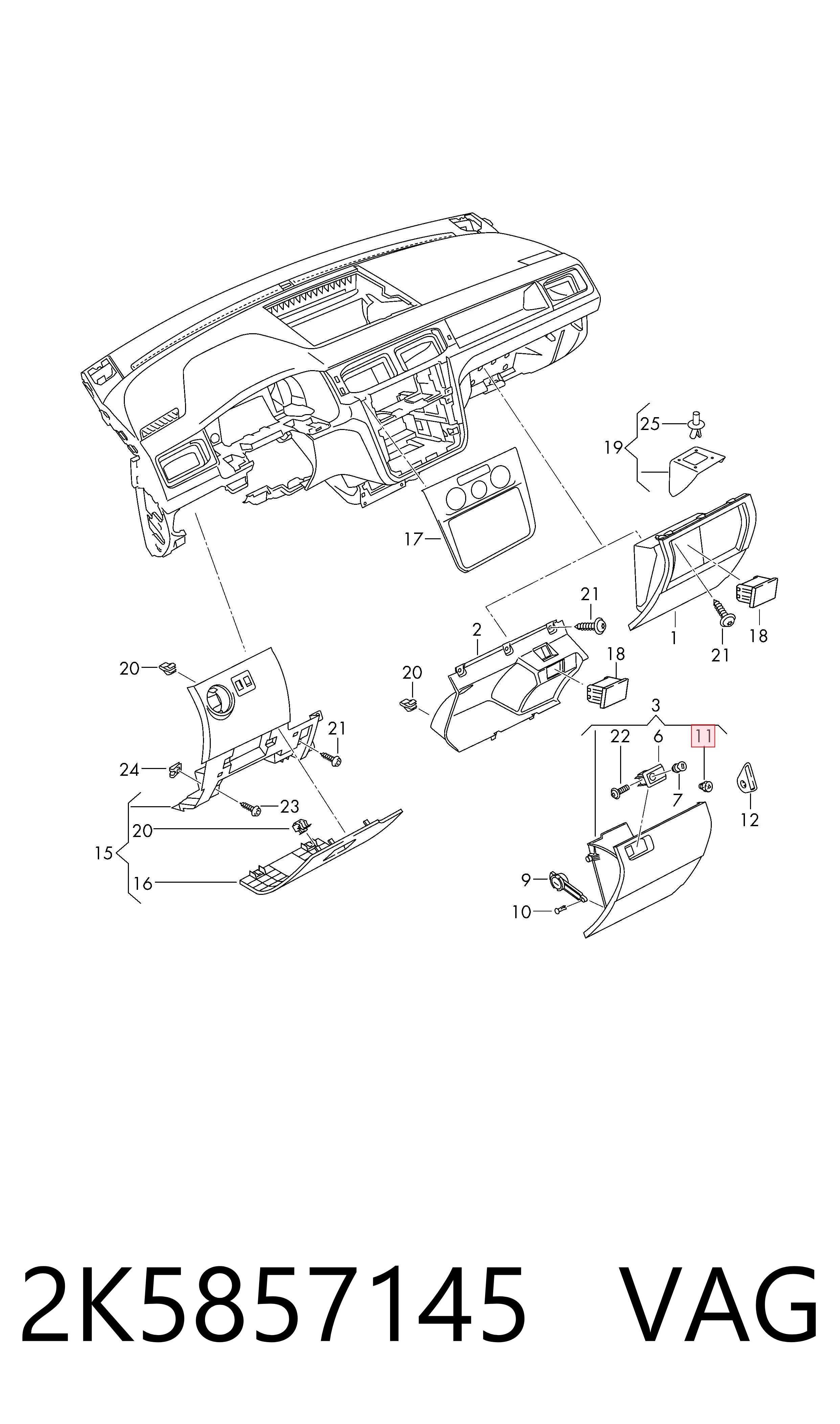 2K5857145 VAG