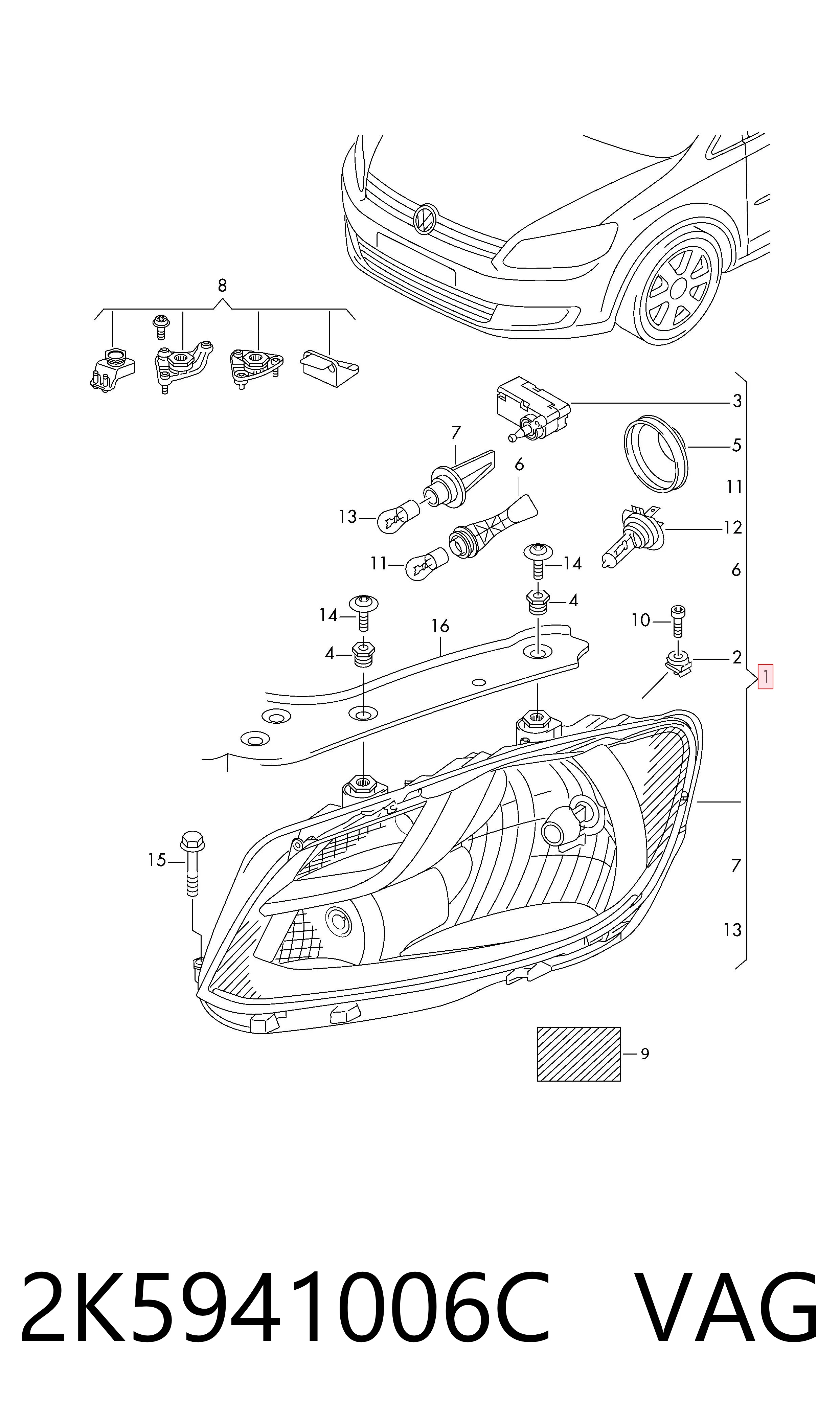 2K5941006C VAG
