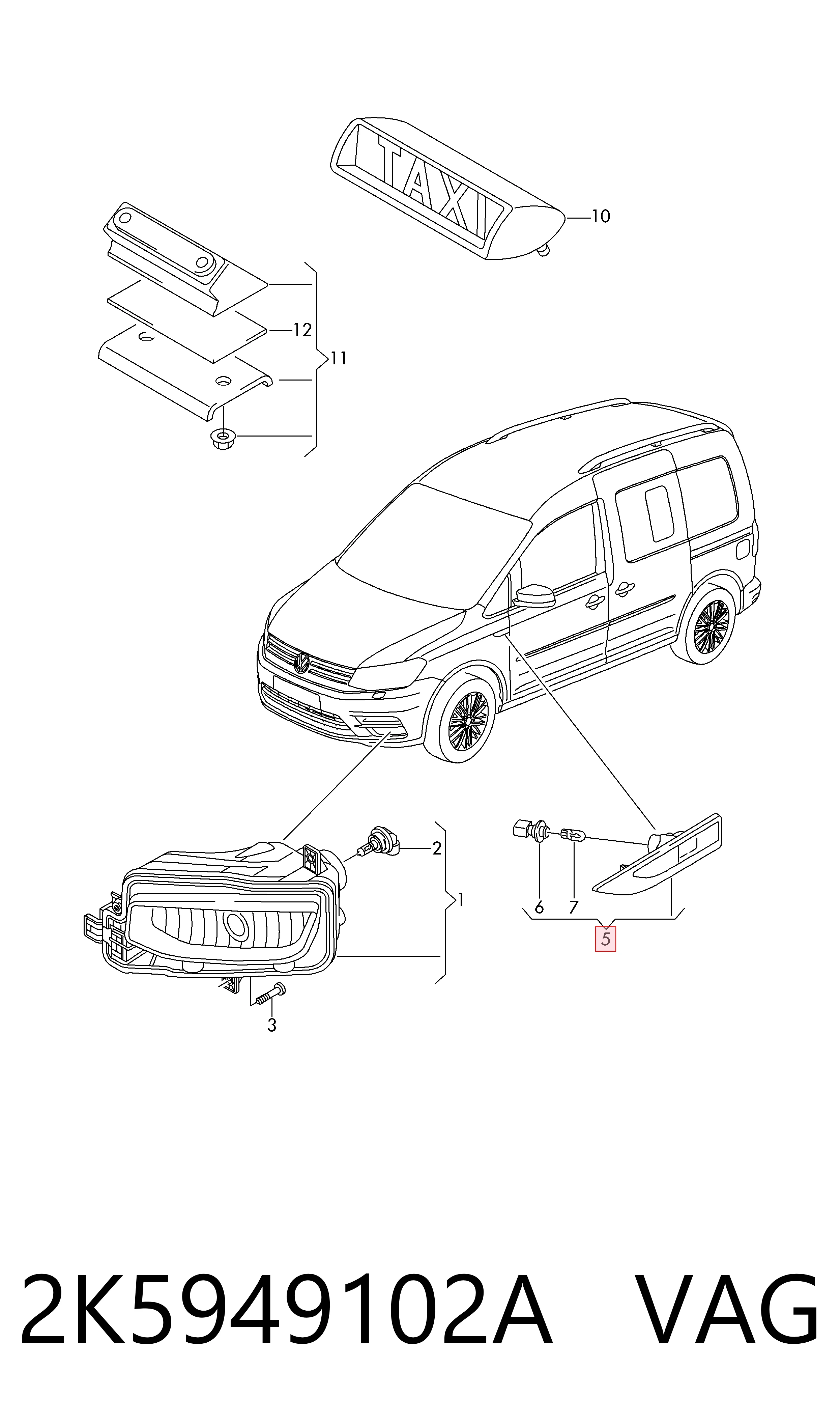2K5949102A VAG