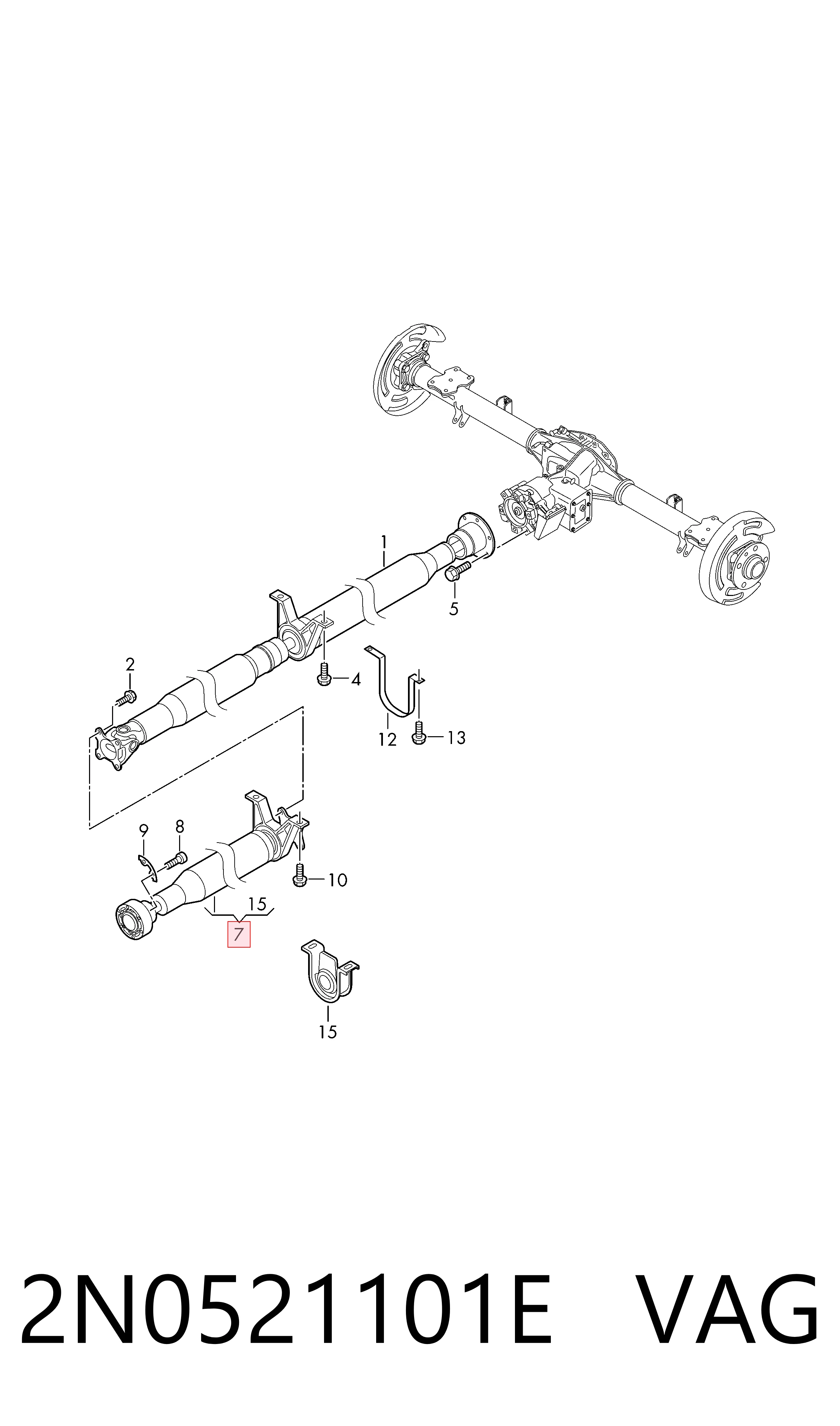 Comprar Árbol de transmisión delantero Volkswagen Crafter SY, SX, SYB, SYC, SYD, SYM a bajo precio