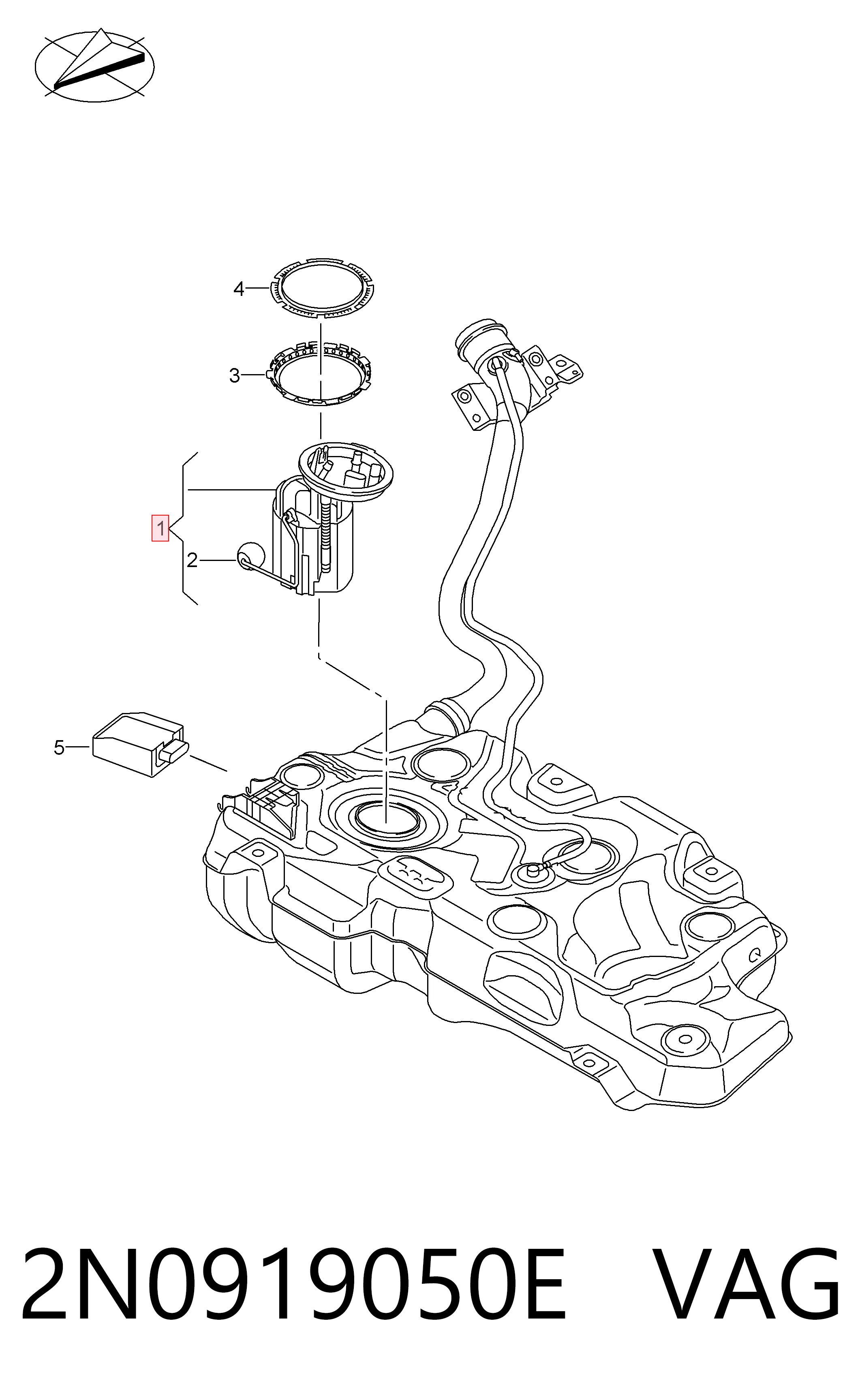 Bomba de combustible Volkswagen Crafter 