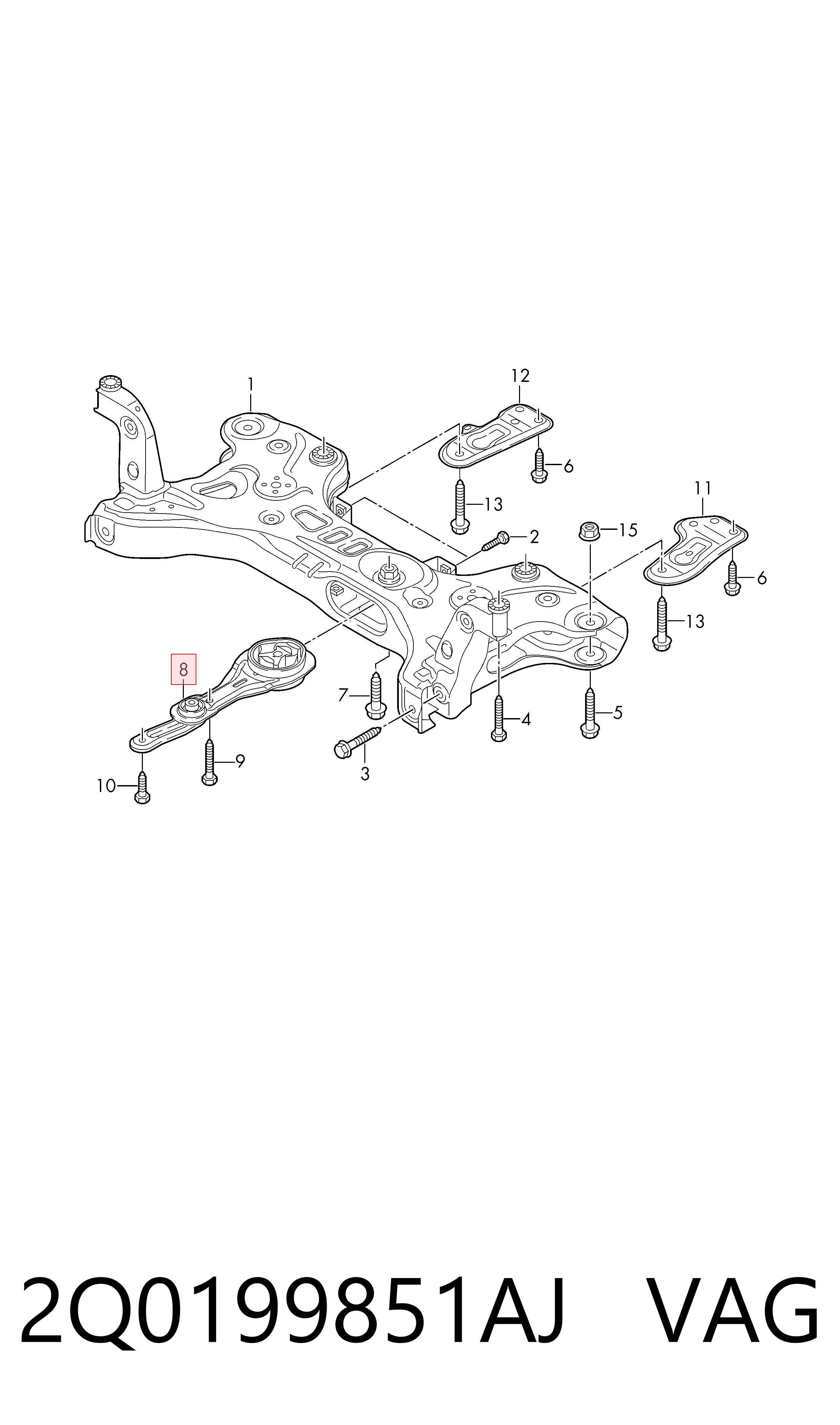 Comprar Soporte de motor trasero Volkswagen T-CROSS  C11, D31