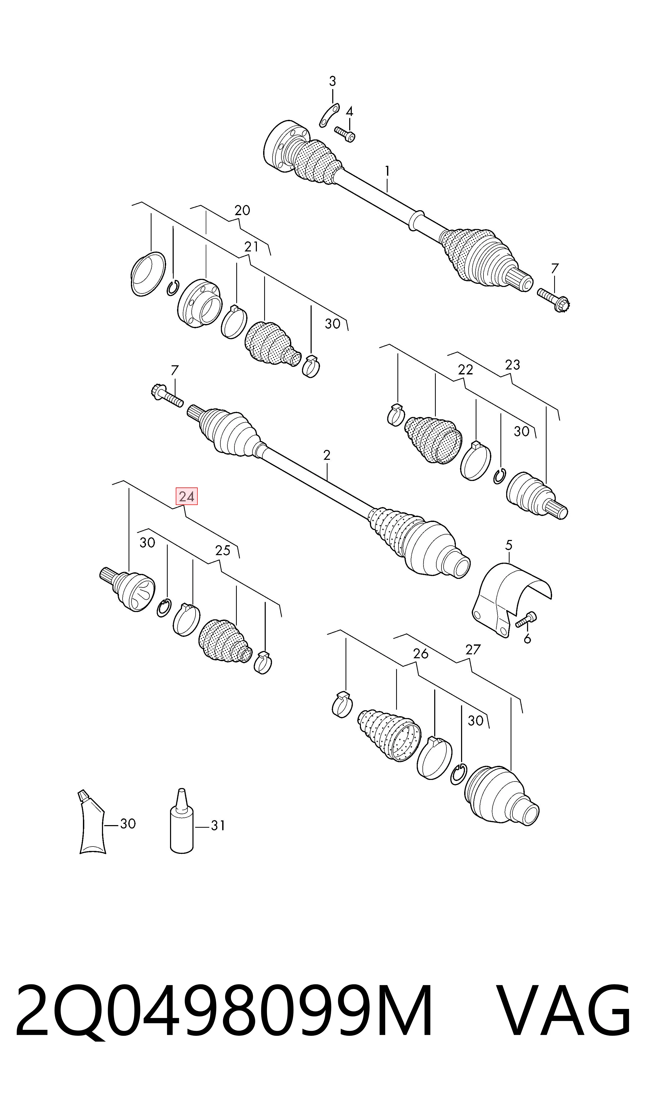 2Q0498099M VAG