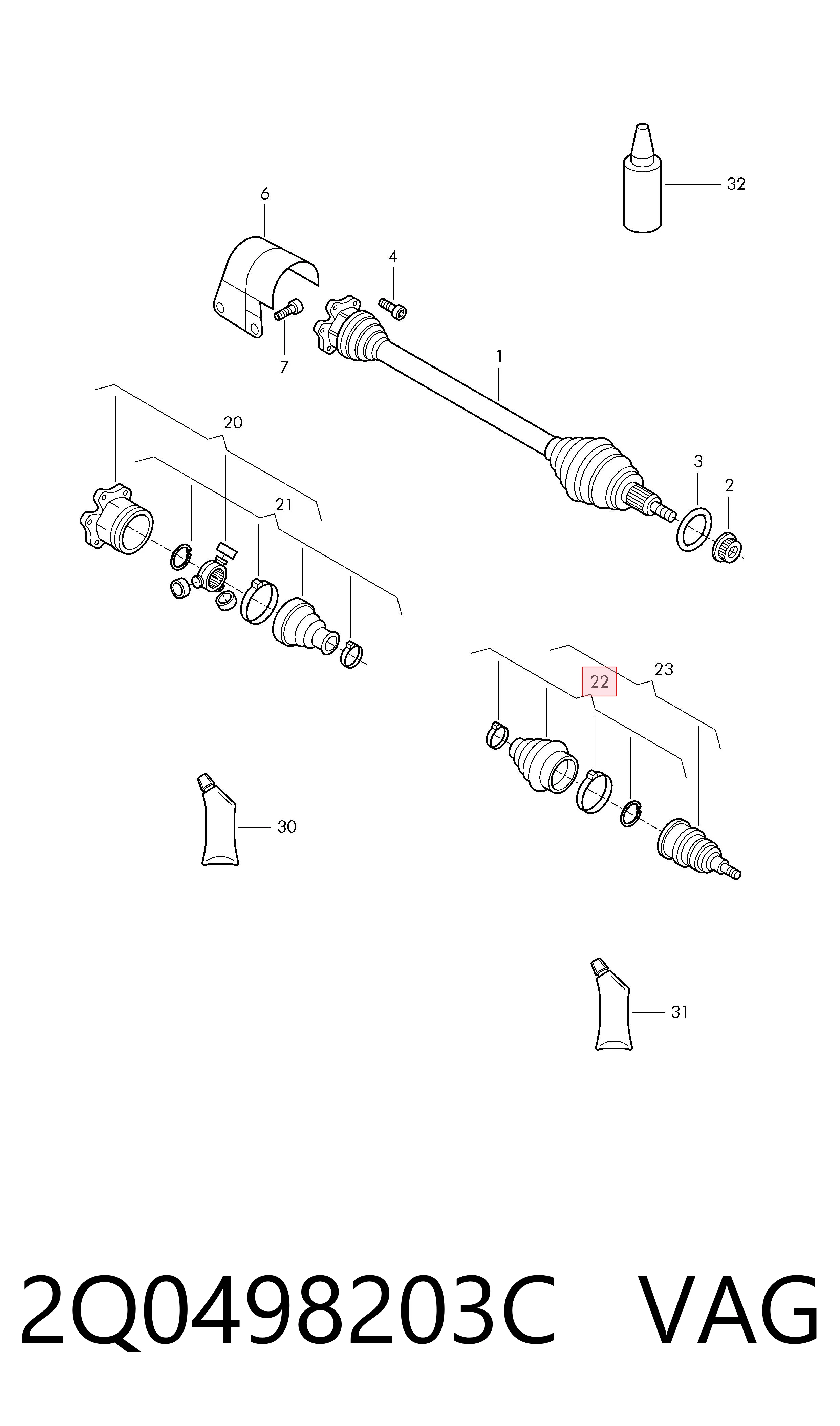 2Q0498203C VAG