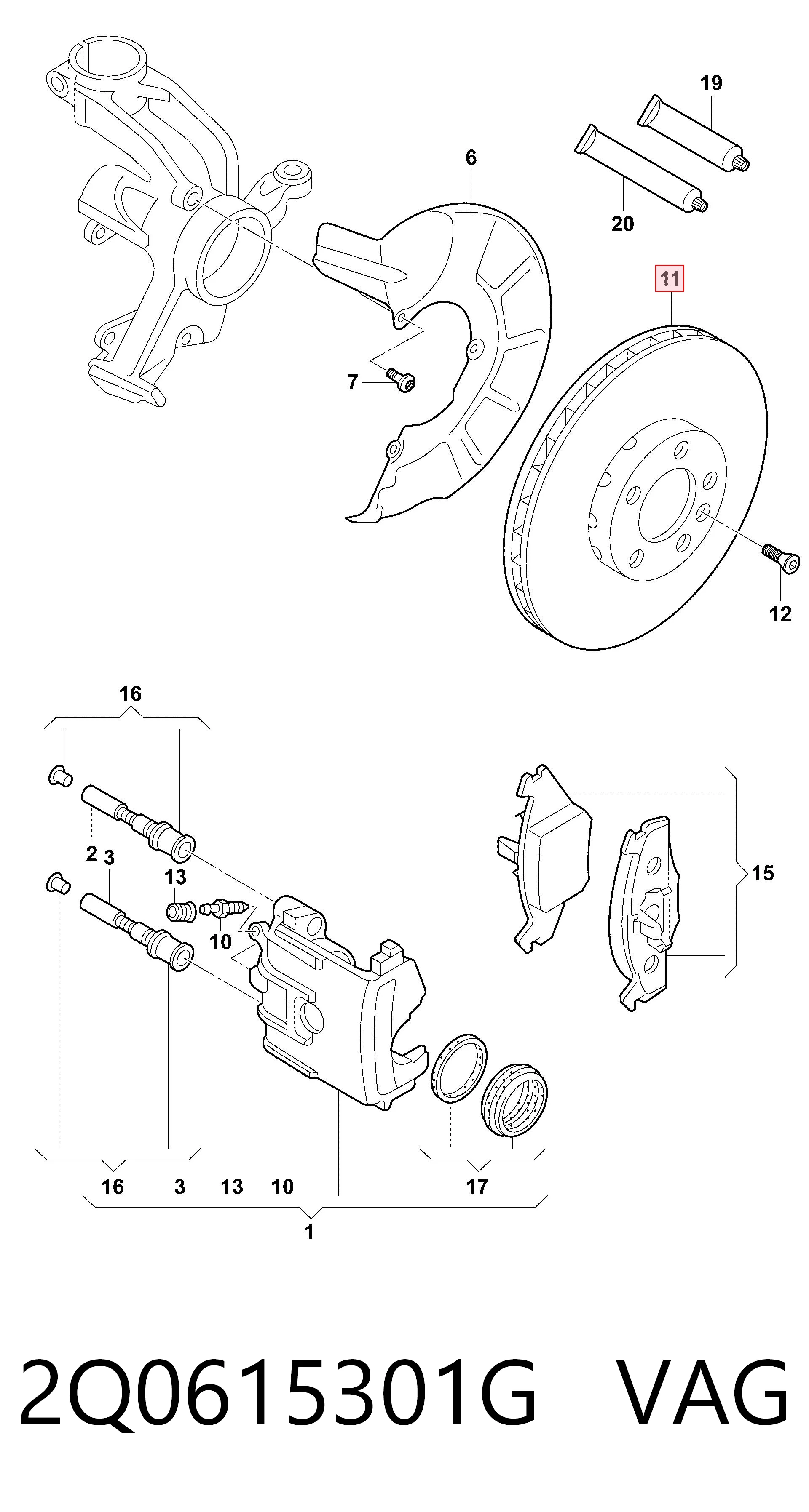 2Q0615301G VAG