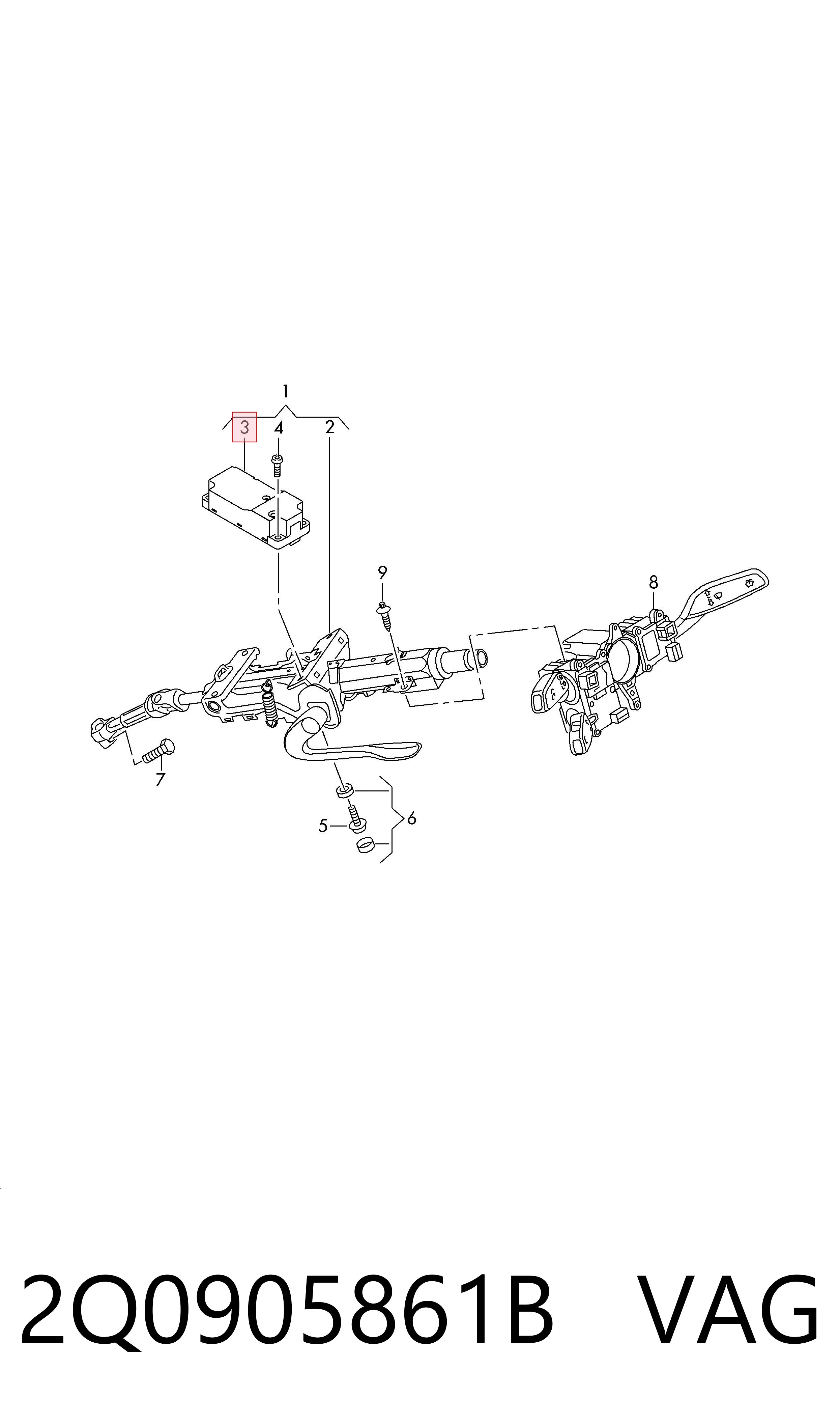  VAG 2Q0905861B precio, desde 56,63 EUR