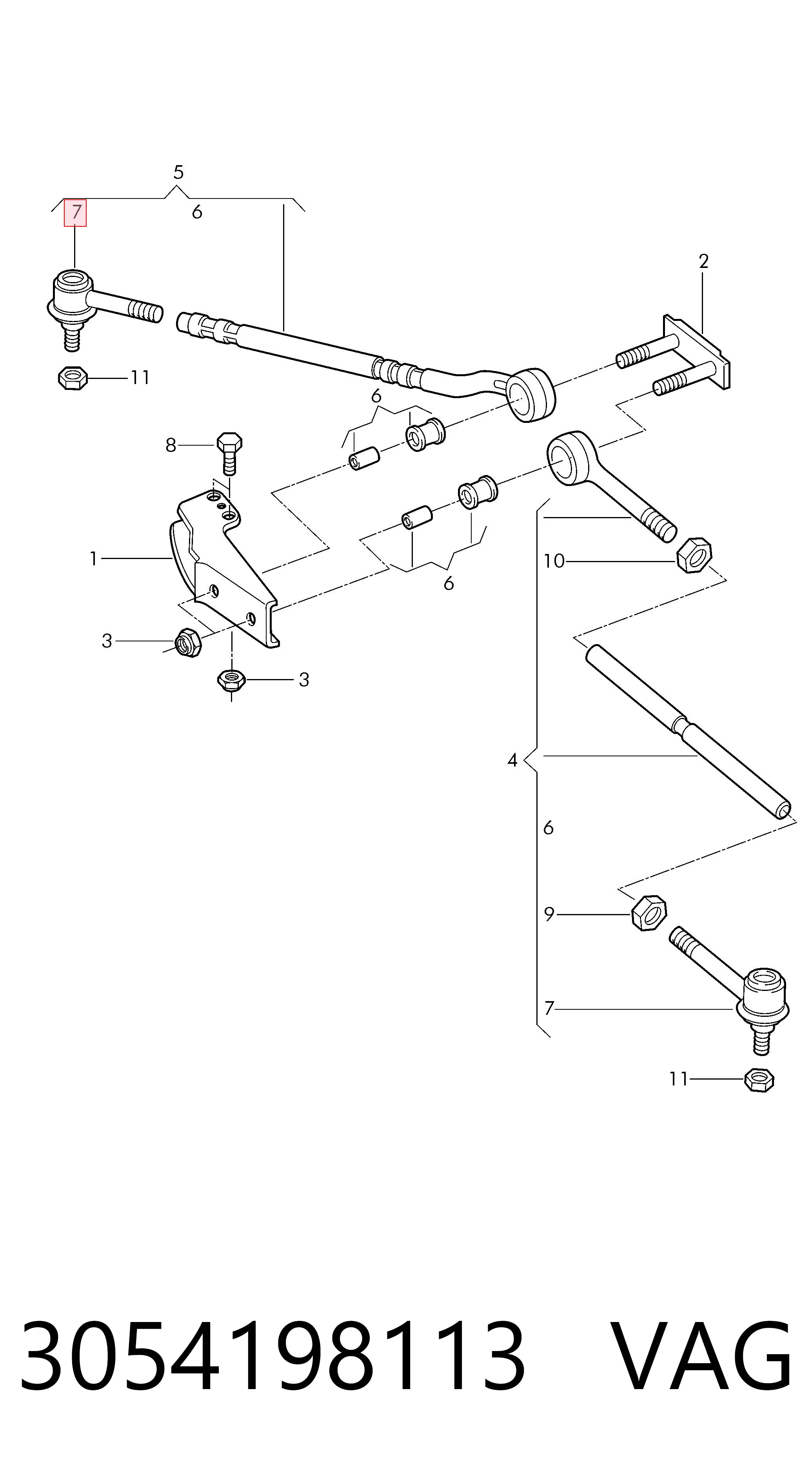 3054198113 VAG