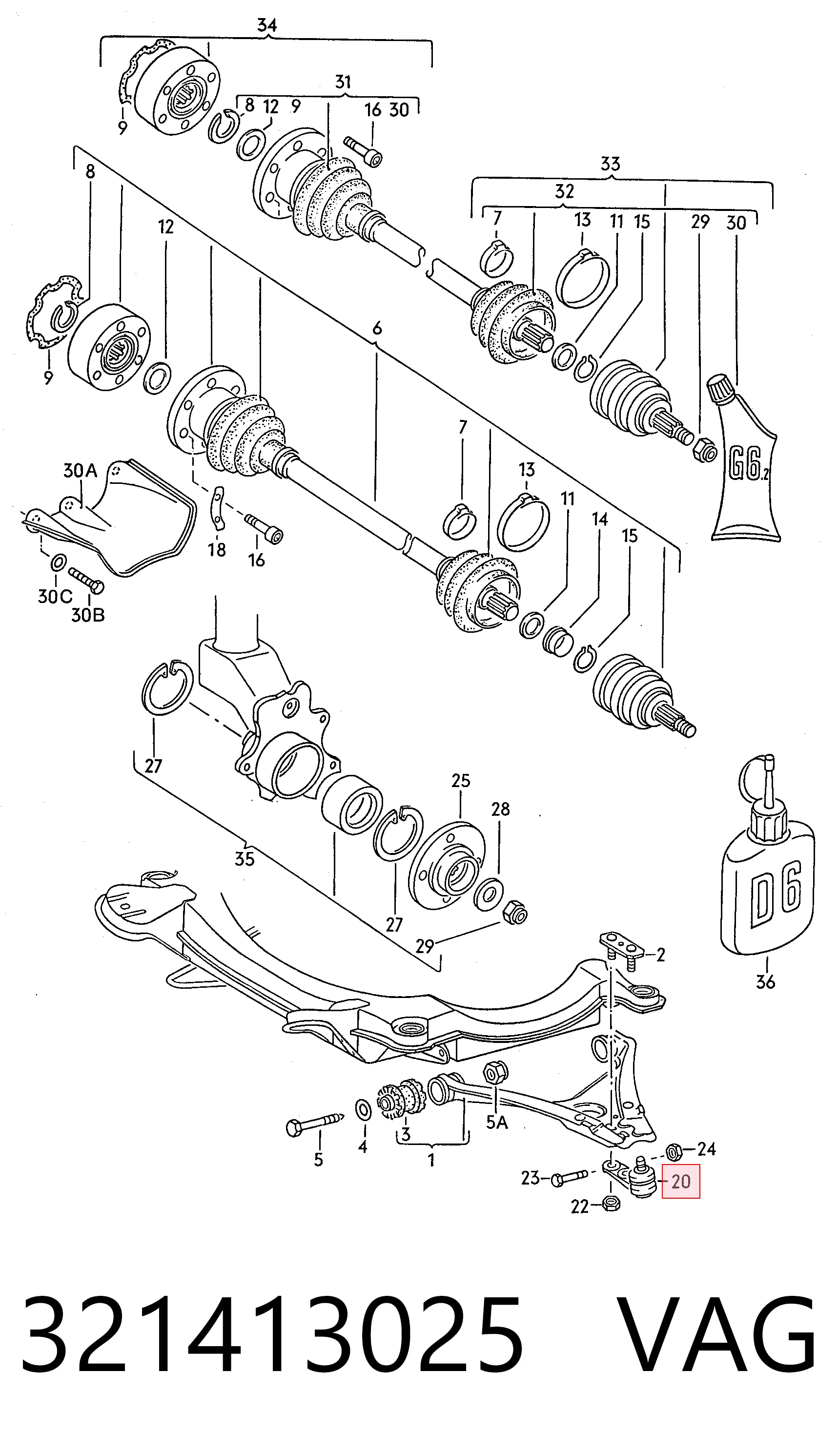  para Audi 80  (81, 85)