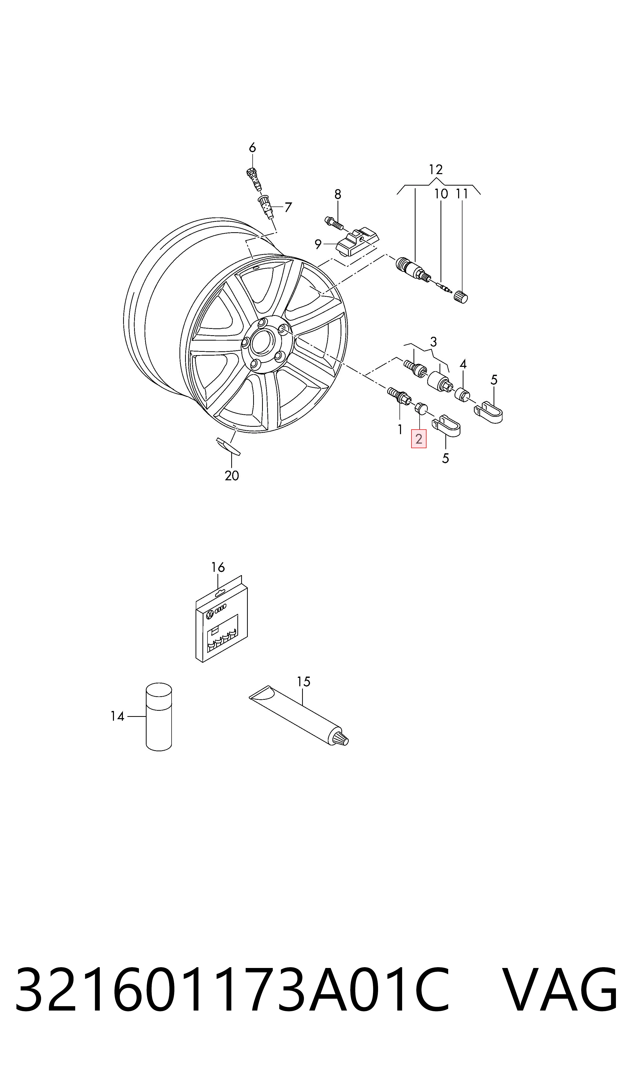 Comprar 14601003 AND Tapón de perno de rueda