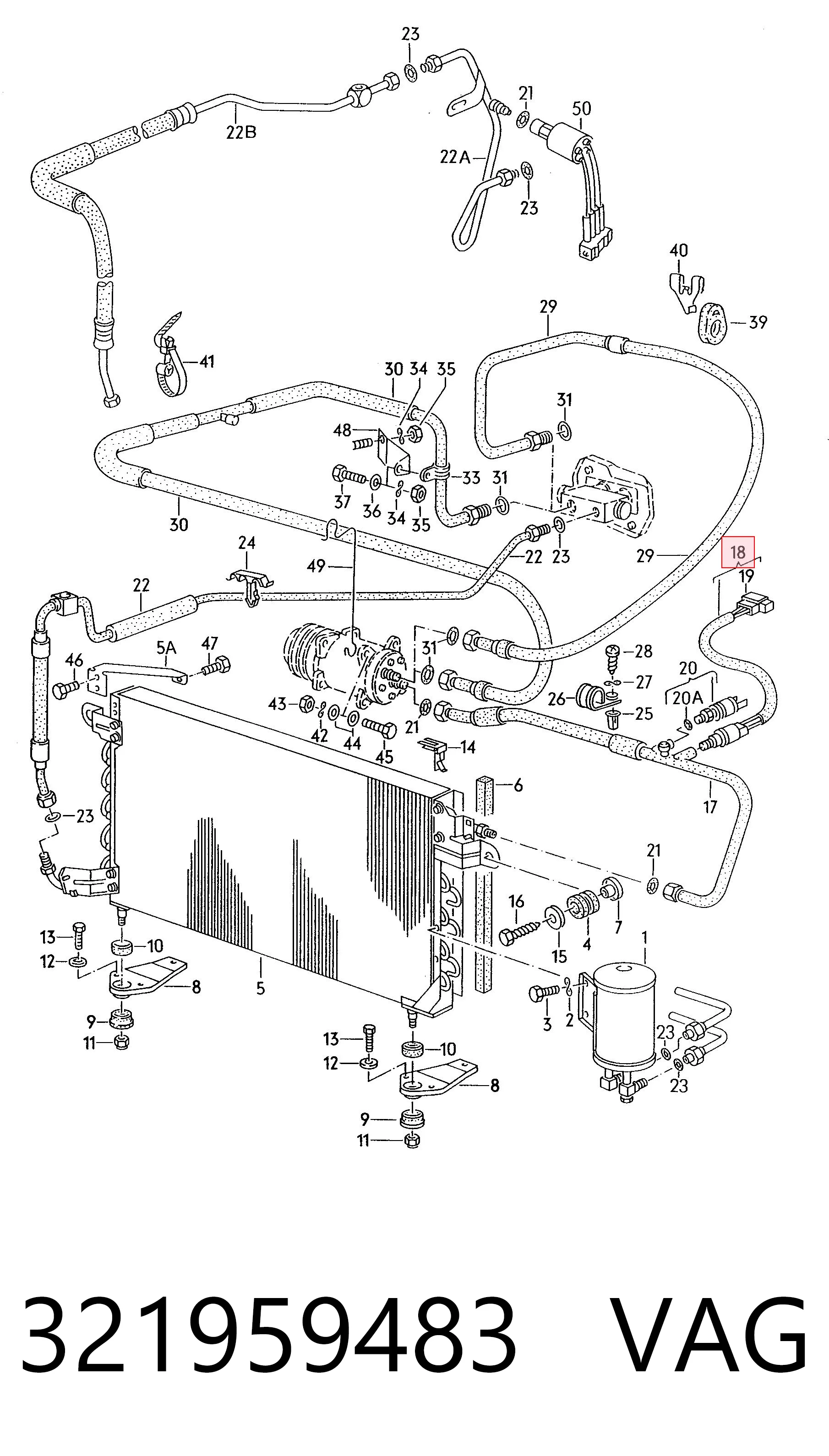 Comprar Sensor de presión absoluta del aire acondicionado Volkswagen Golf II 19E, 1G1 a bajo precio