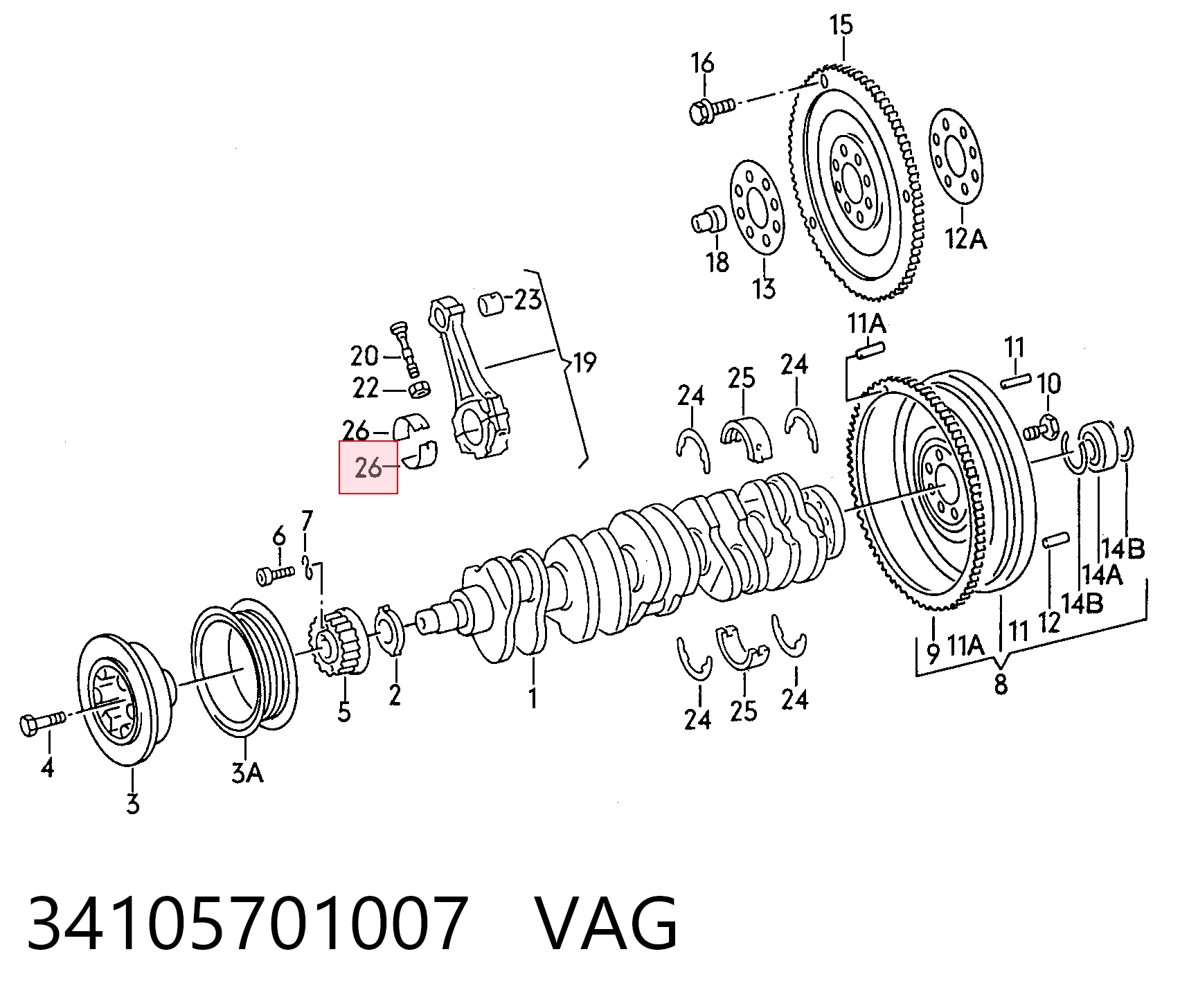 34105701007 VAG