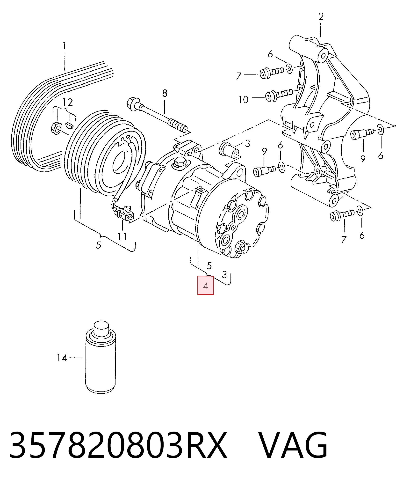 357820803RX VAG