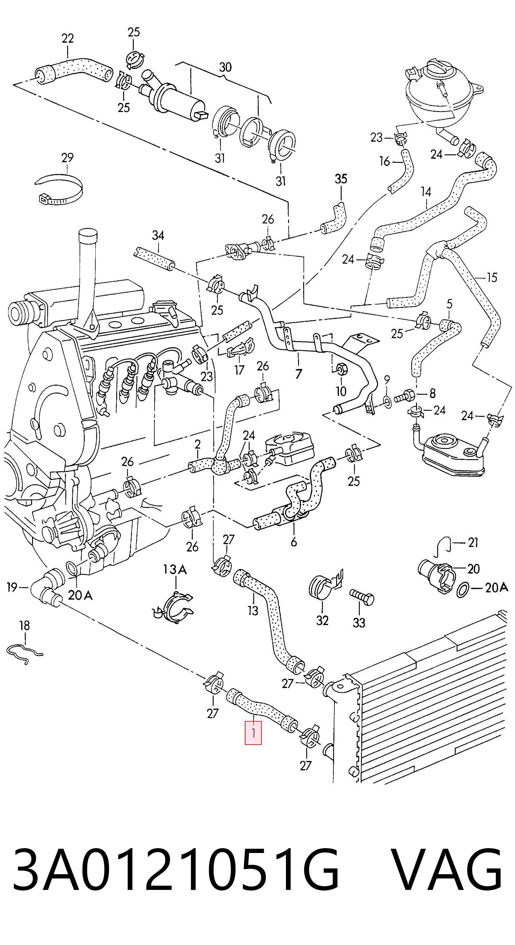 3A0121051G VAG