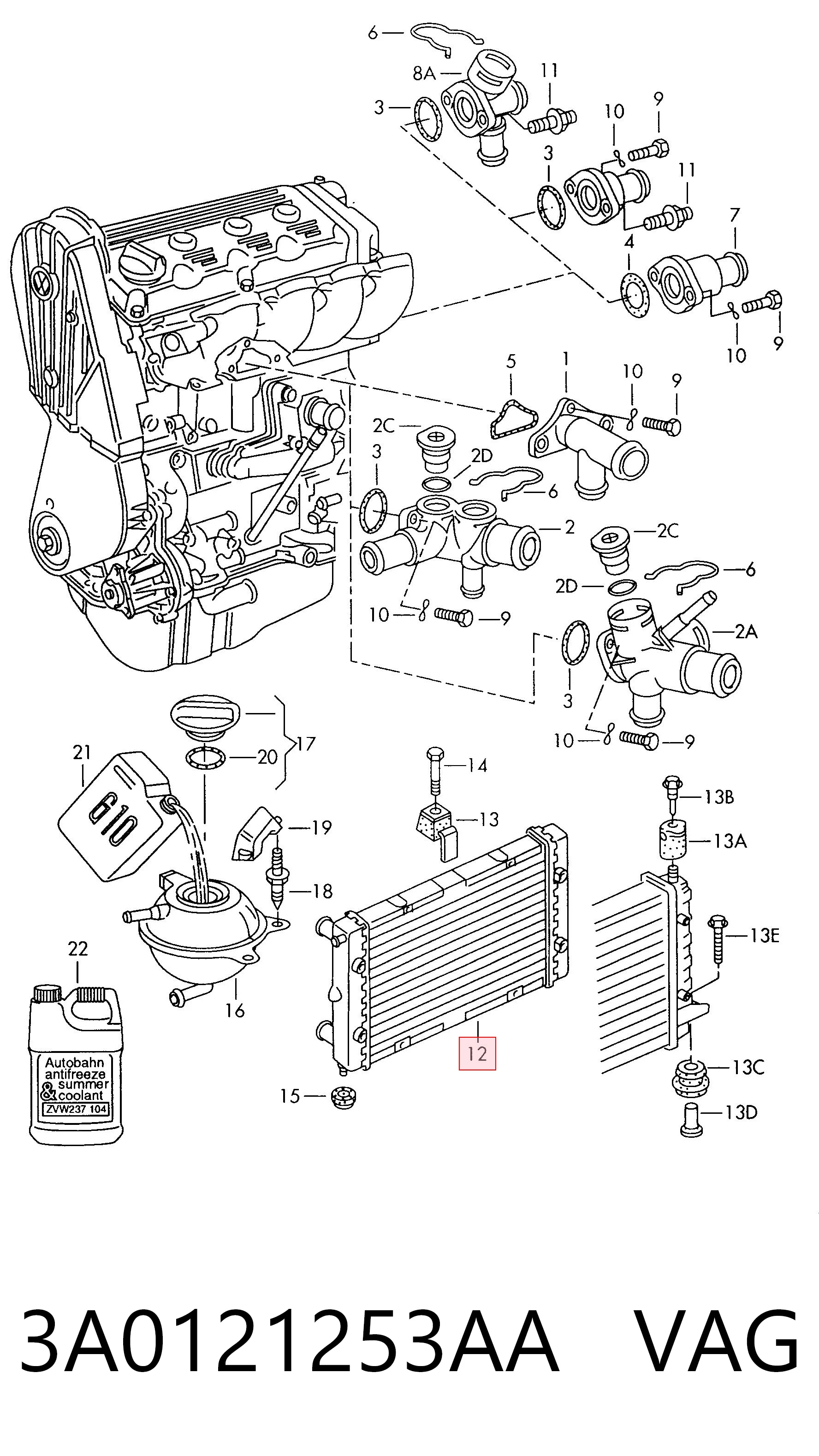 3A0121253AA VAG