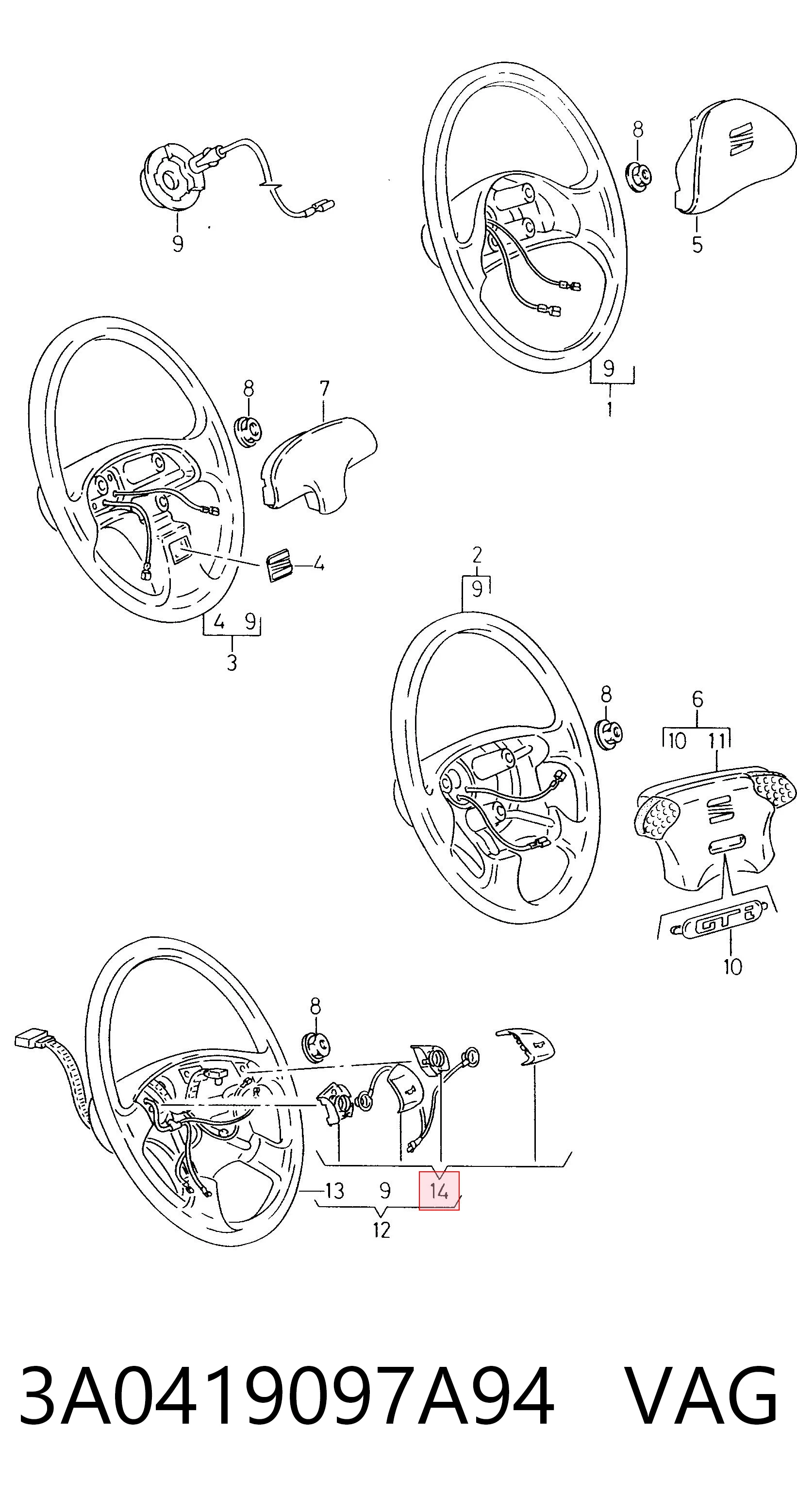 3A0419097A94 VAG