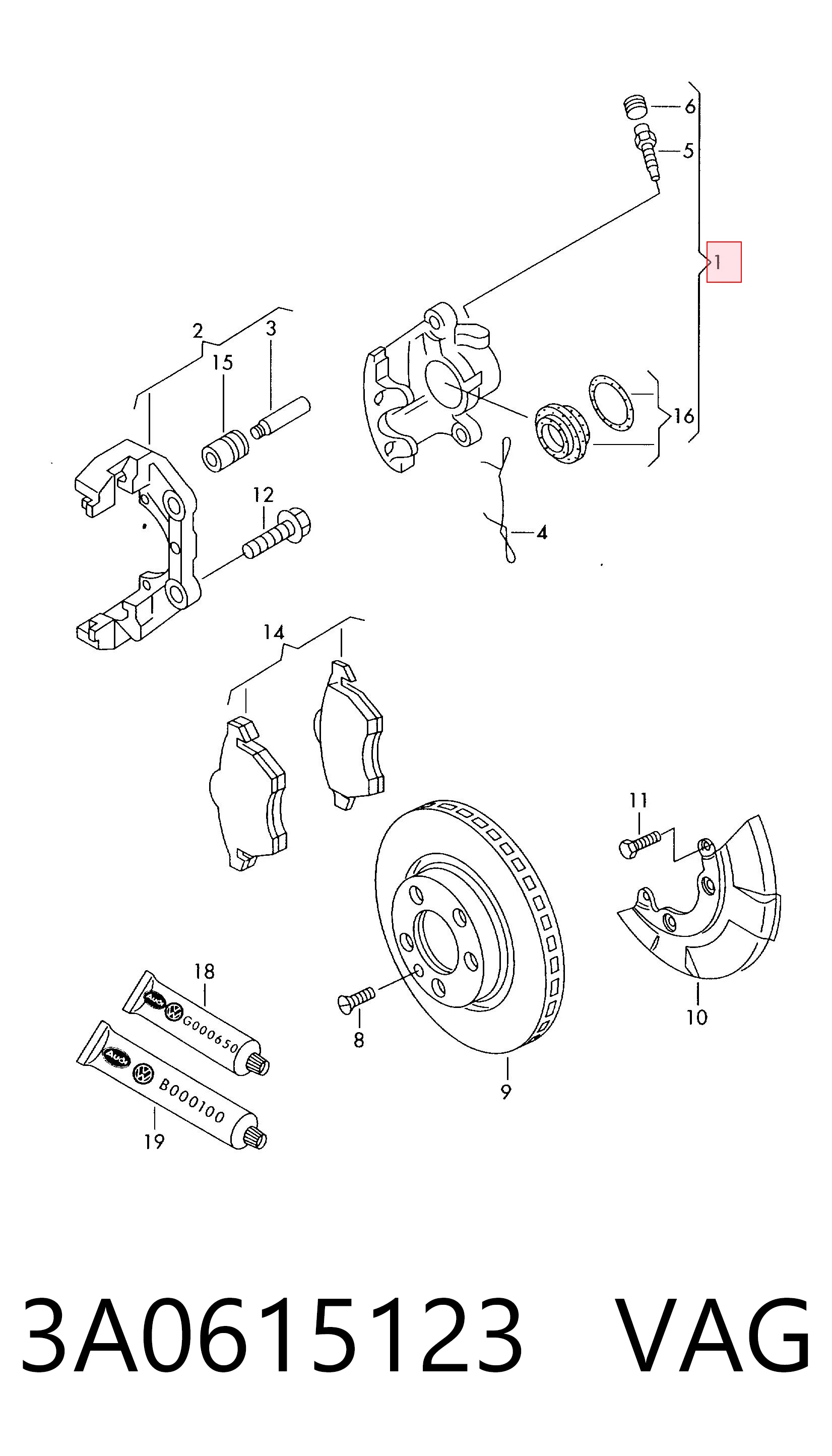 3A0615123 VAG