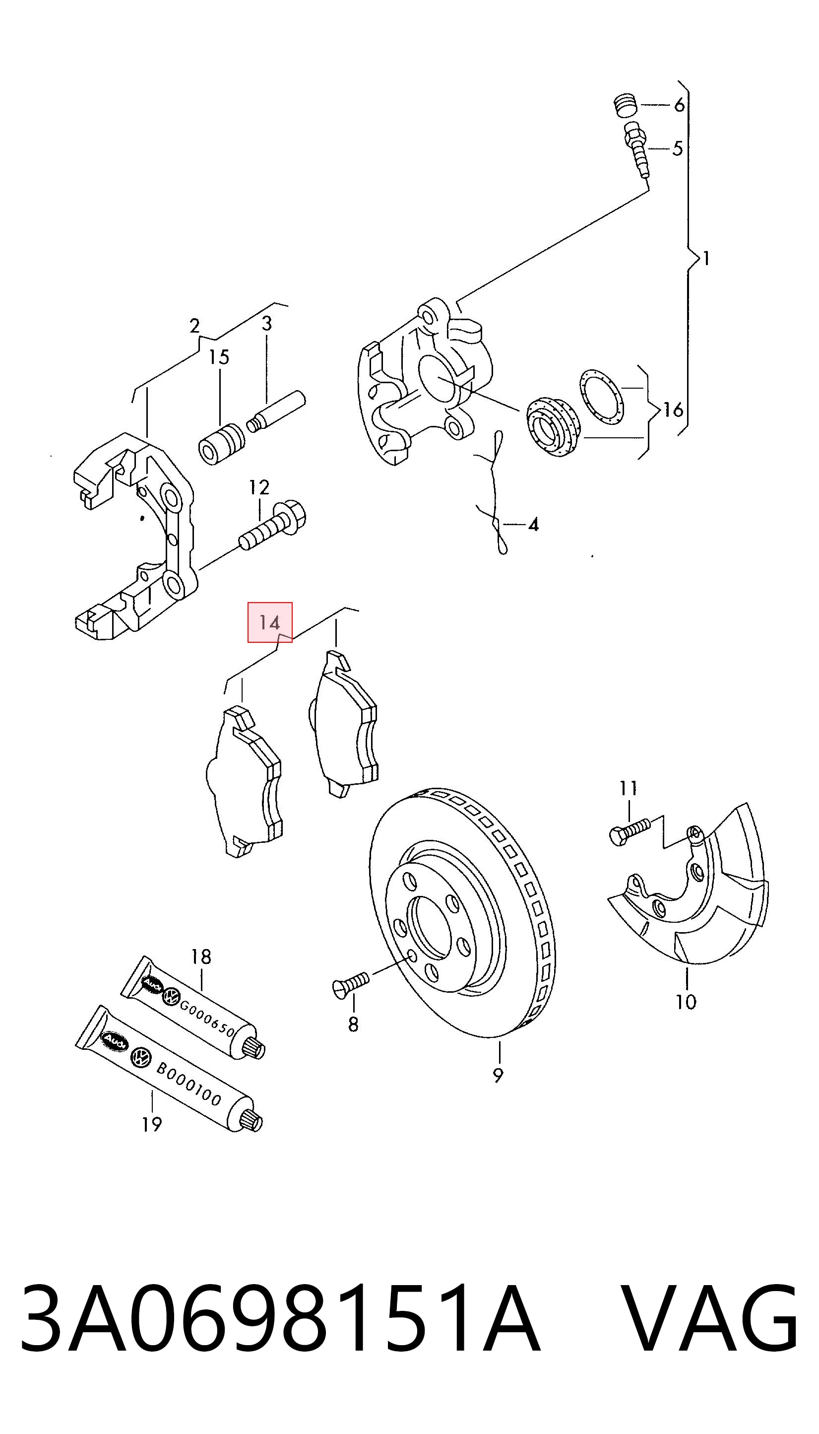 3A0698151A VAG