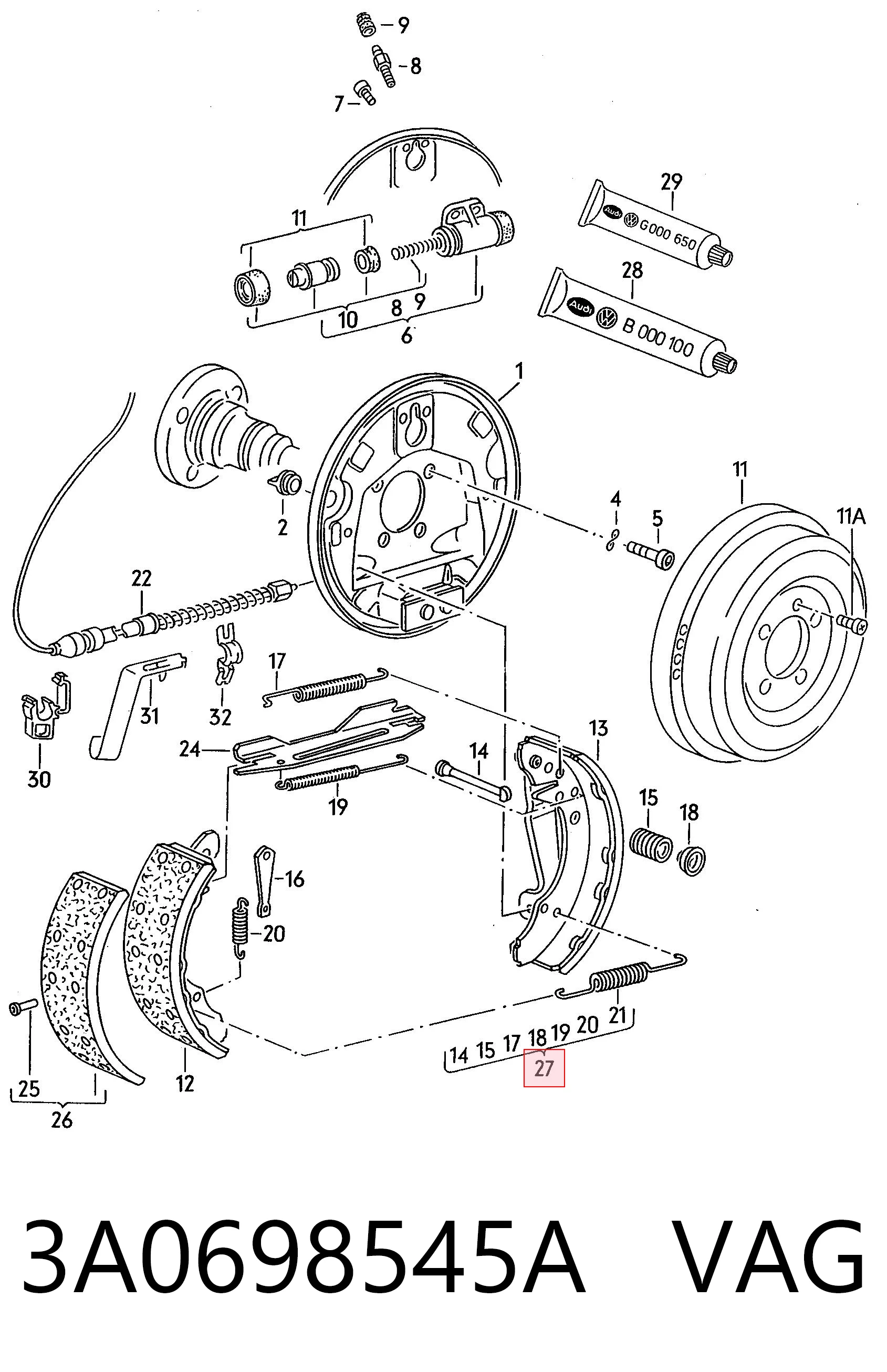 3A0698545A VAG