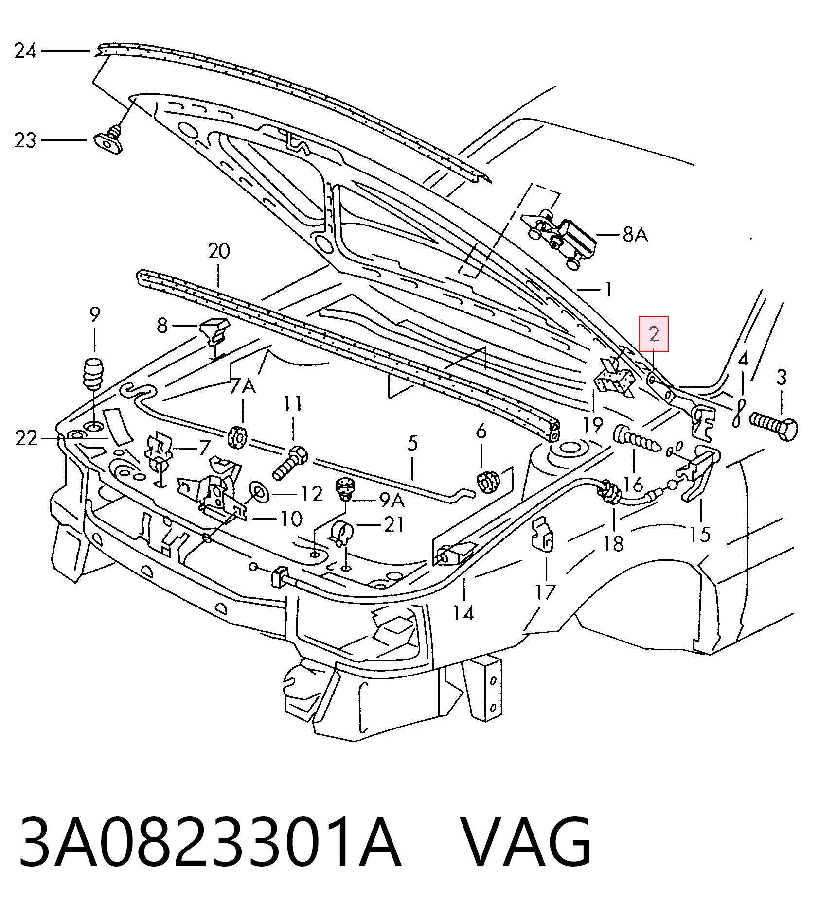 3A0823301A VAG