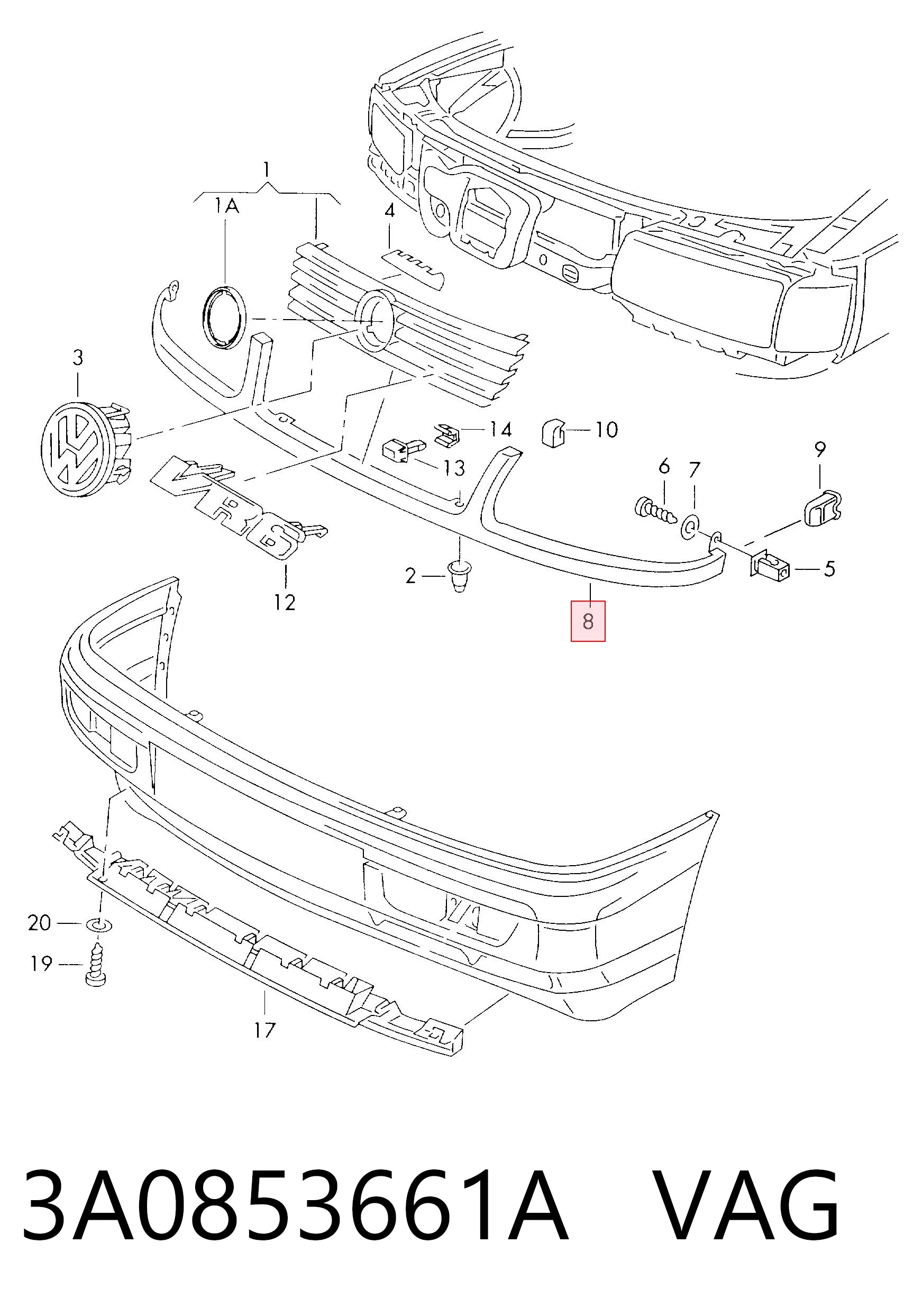 3A0853661A VAG