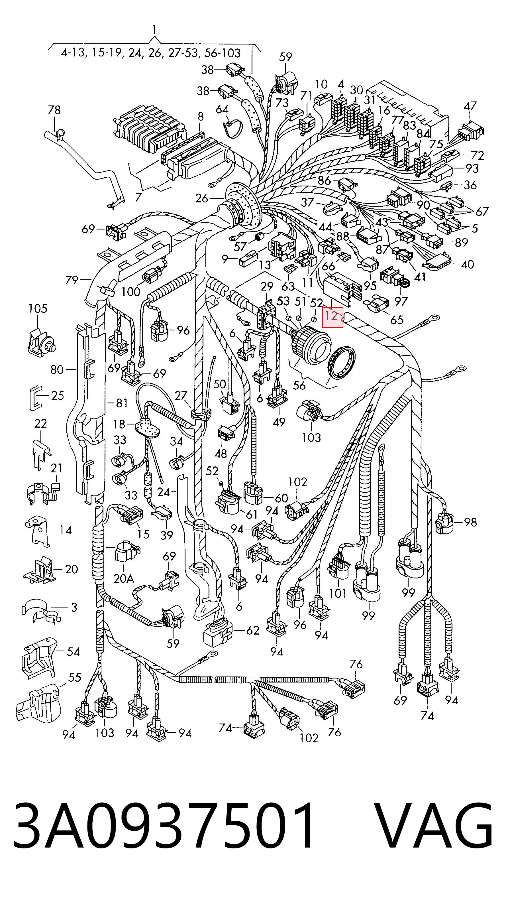 3A0937501 VAG