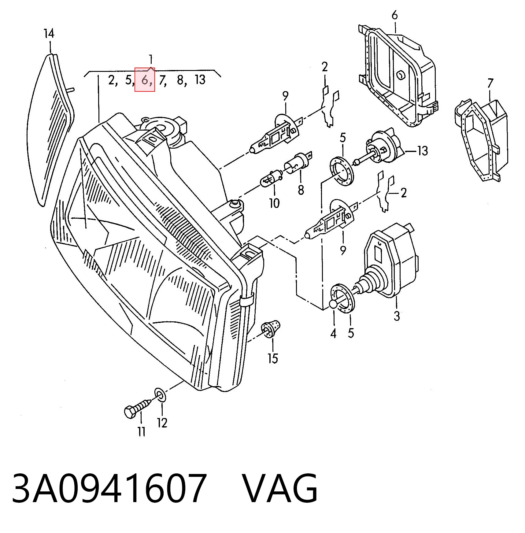 3A0941607 VAG