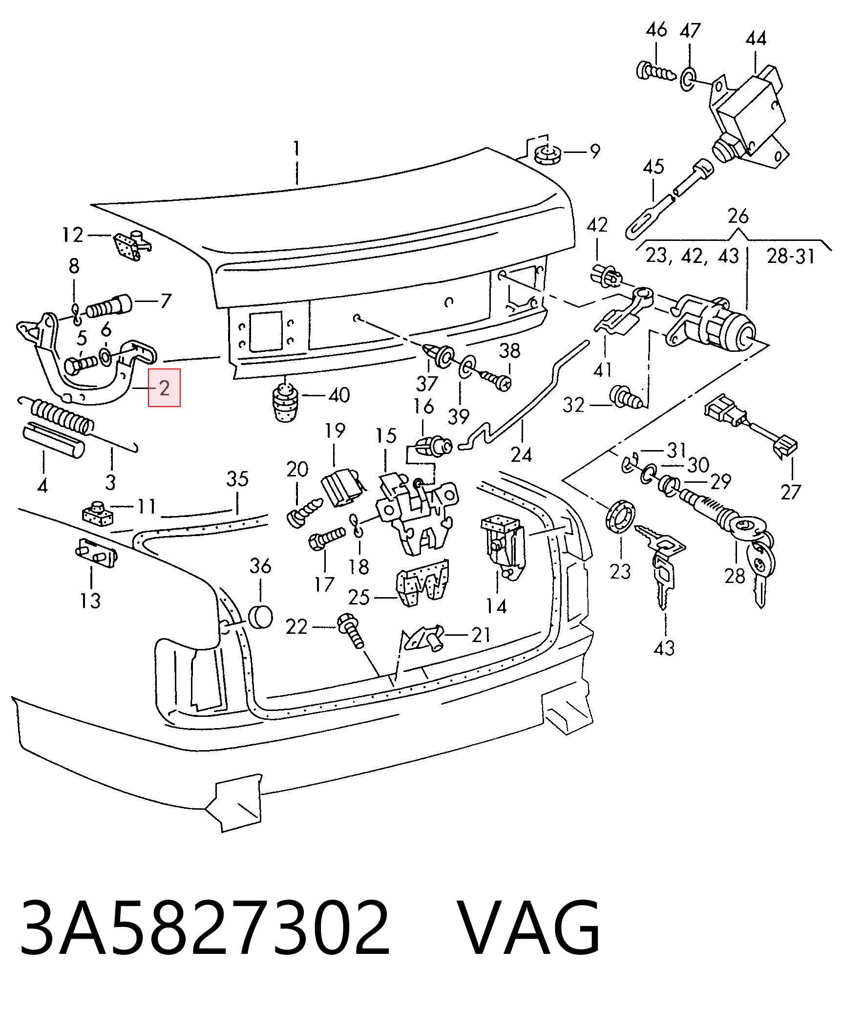 3A5827302 VAG