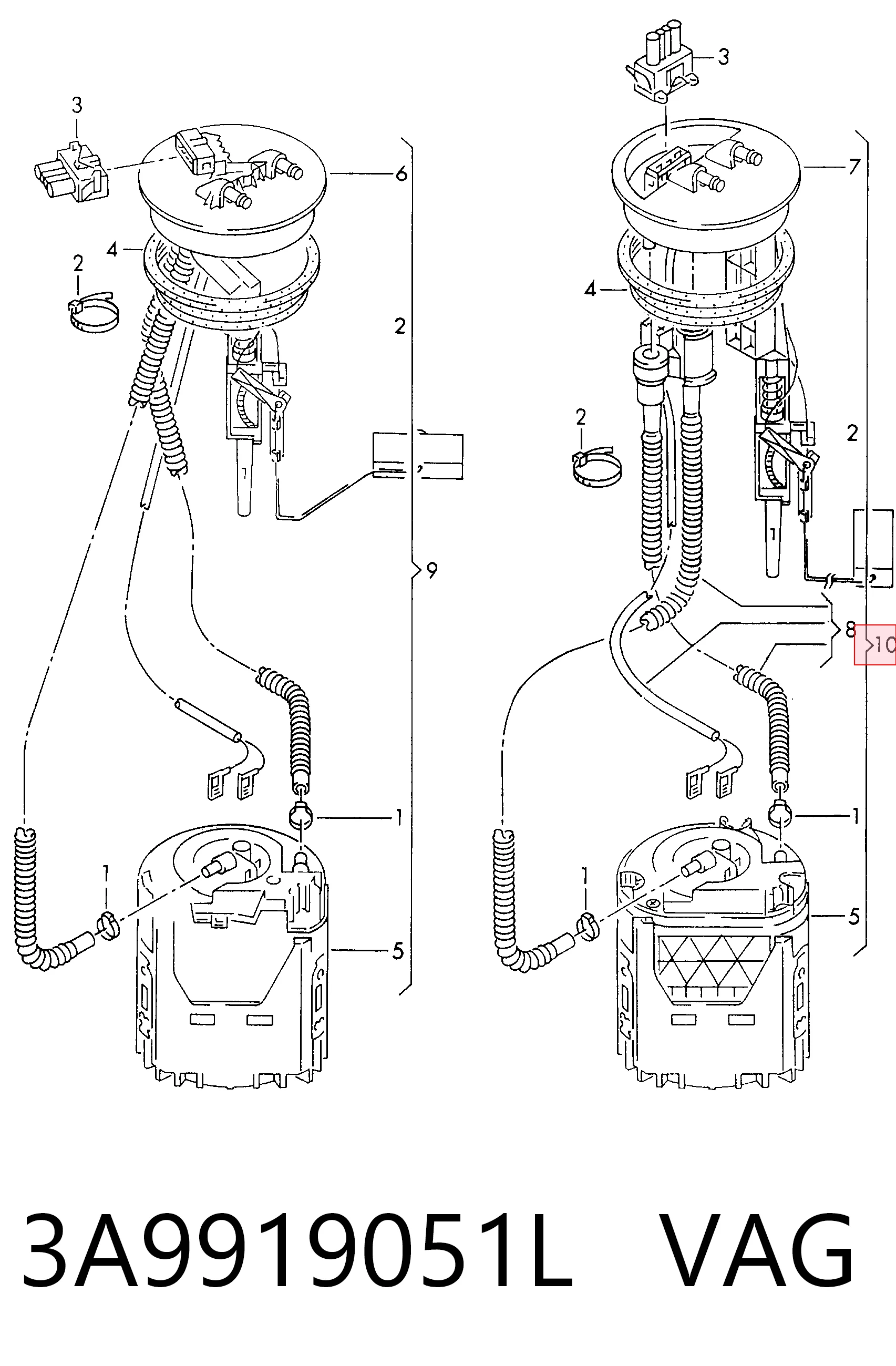 3A9919051L VAG
