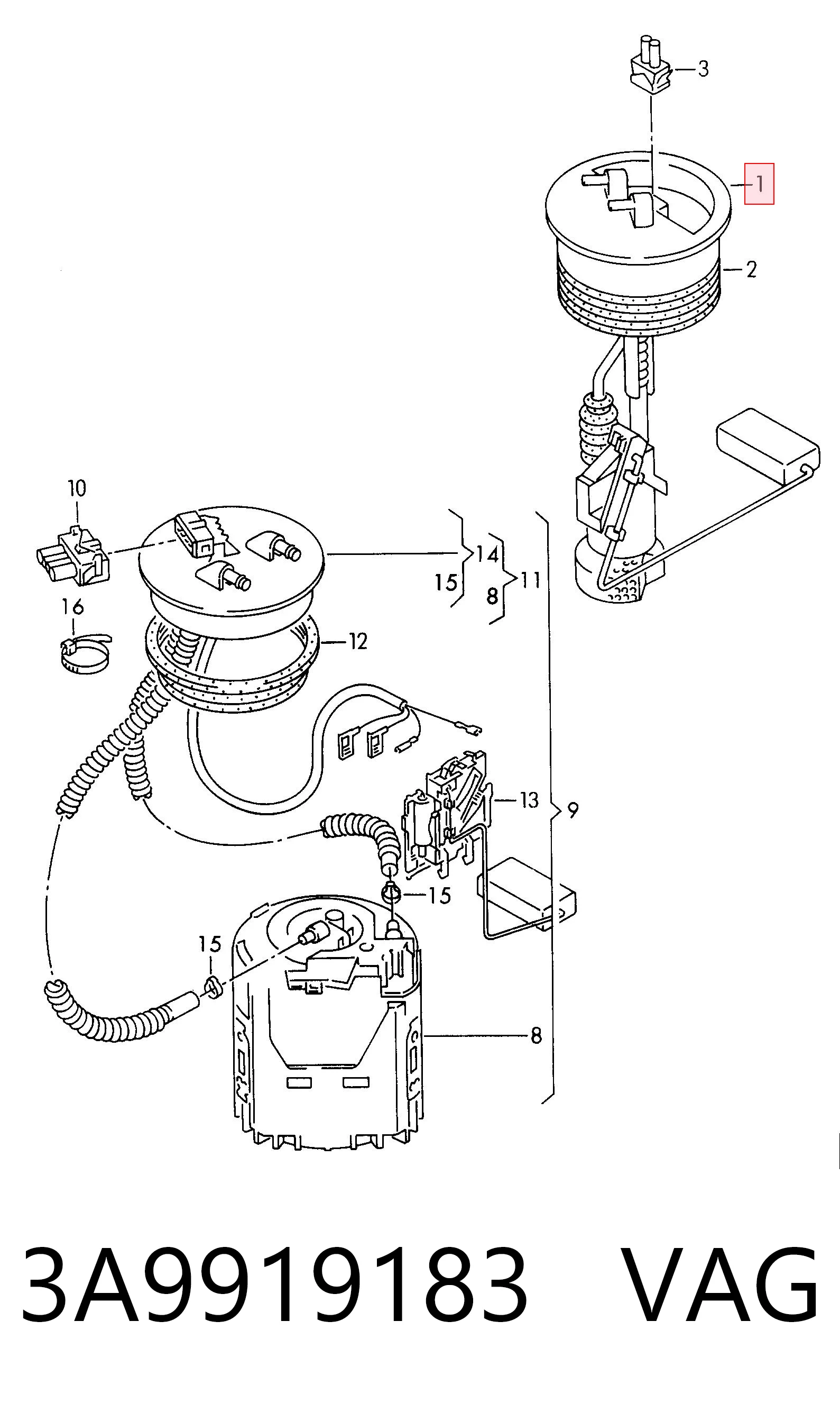 3A9919183 VAG